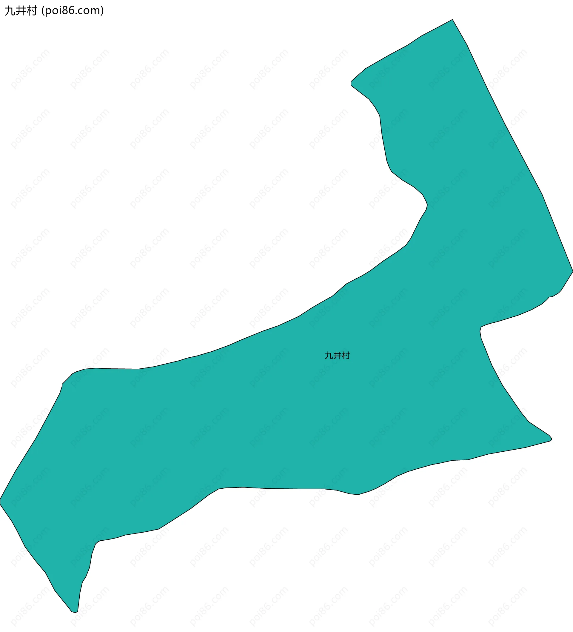 九井村边界地图