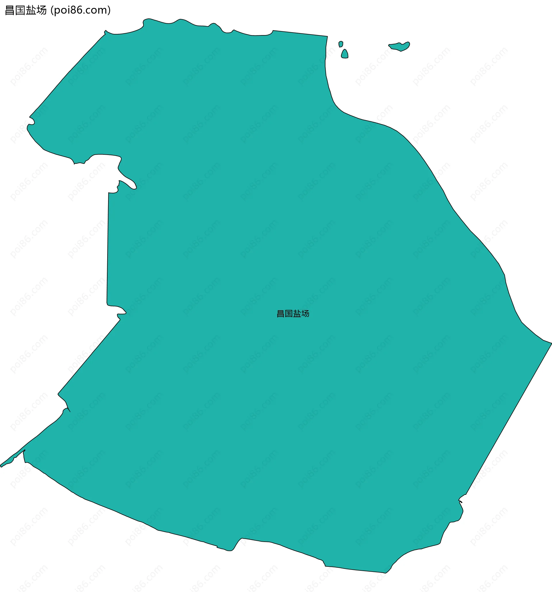 昌国盐场边界地图