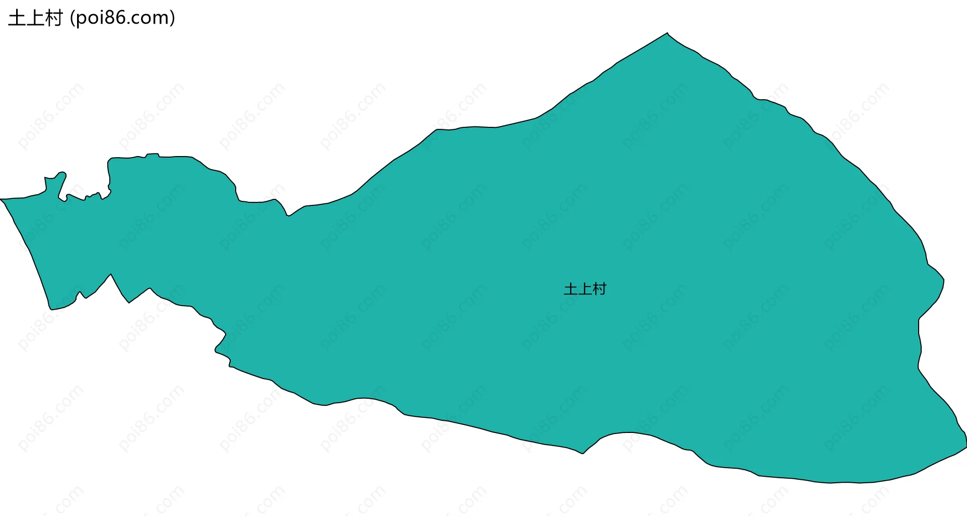 土上村边界地图