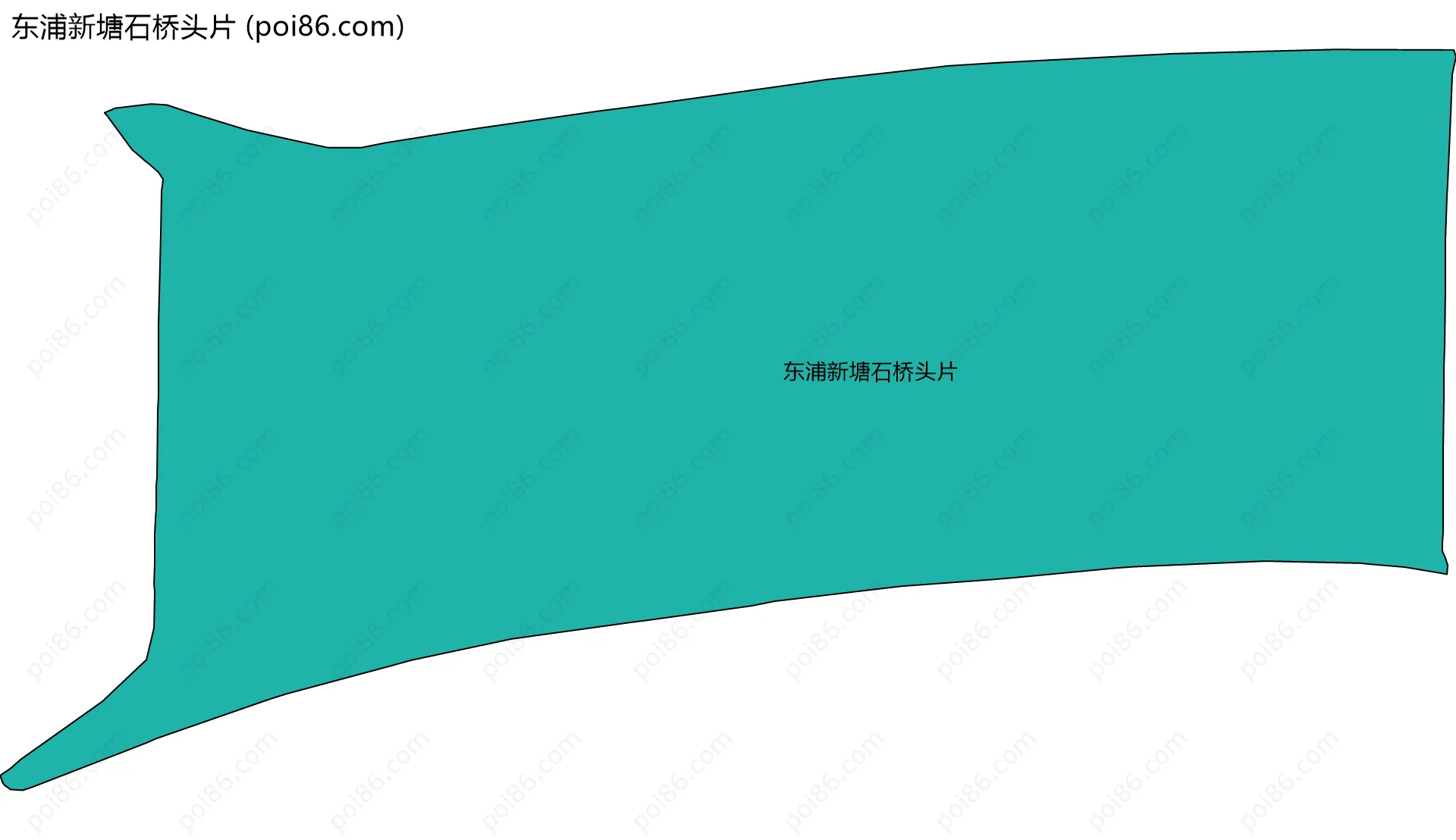 东浦新塘石桥头片边界地图