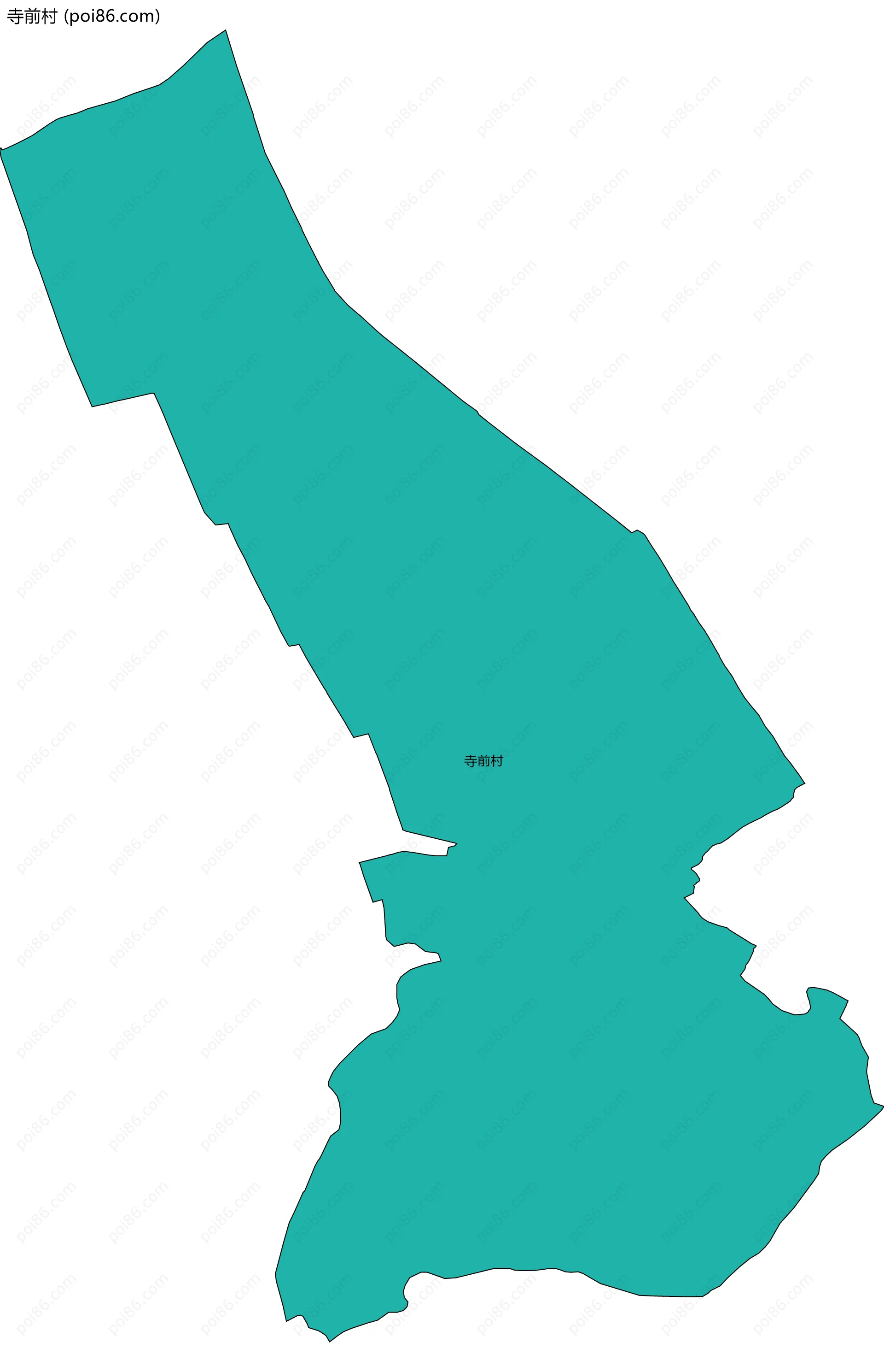寺前村边界地图