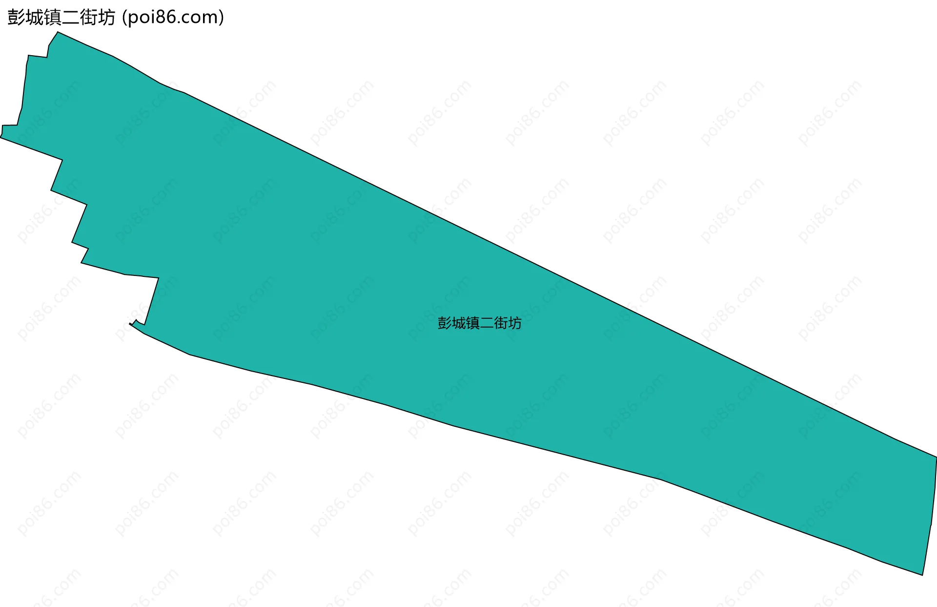 彭城镇二街坊边界地图