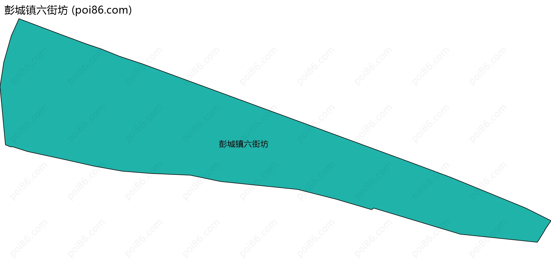 彭城镇六街坊边界地图