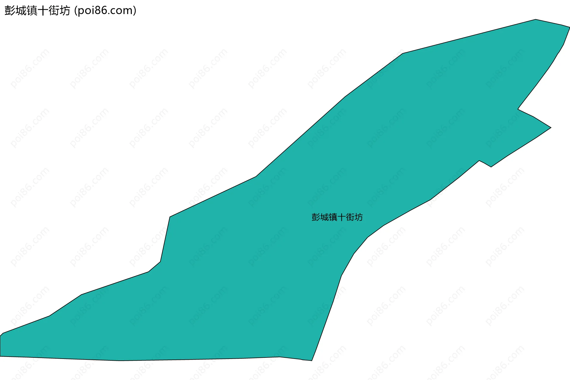 彭城镇十街坊边界地图