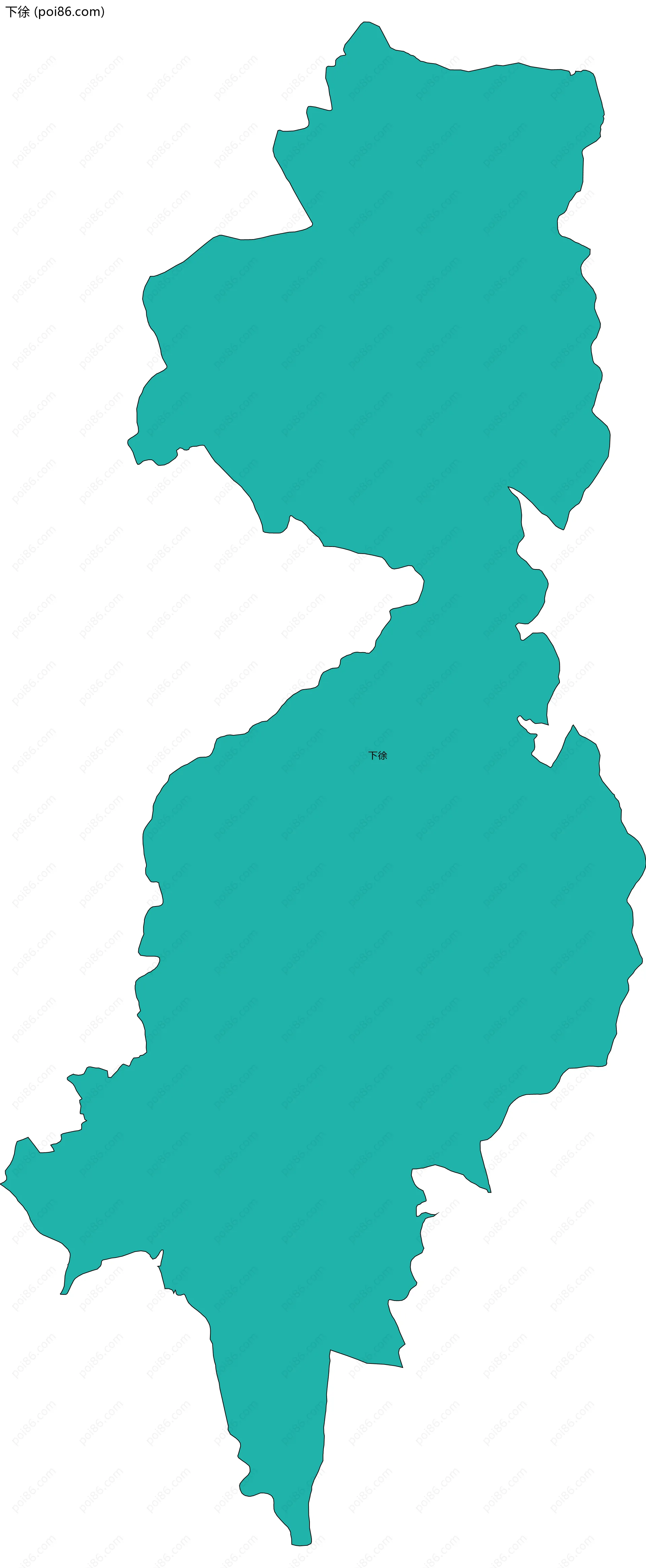 下徐边界地图