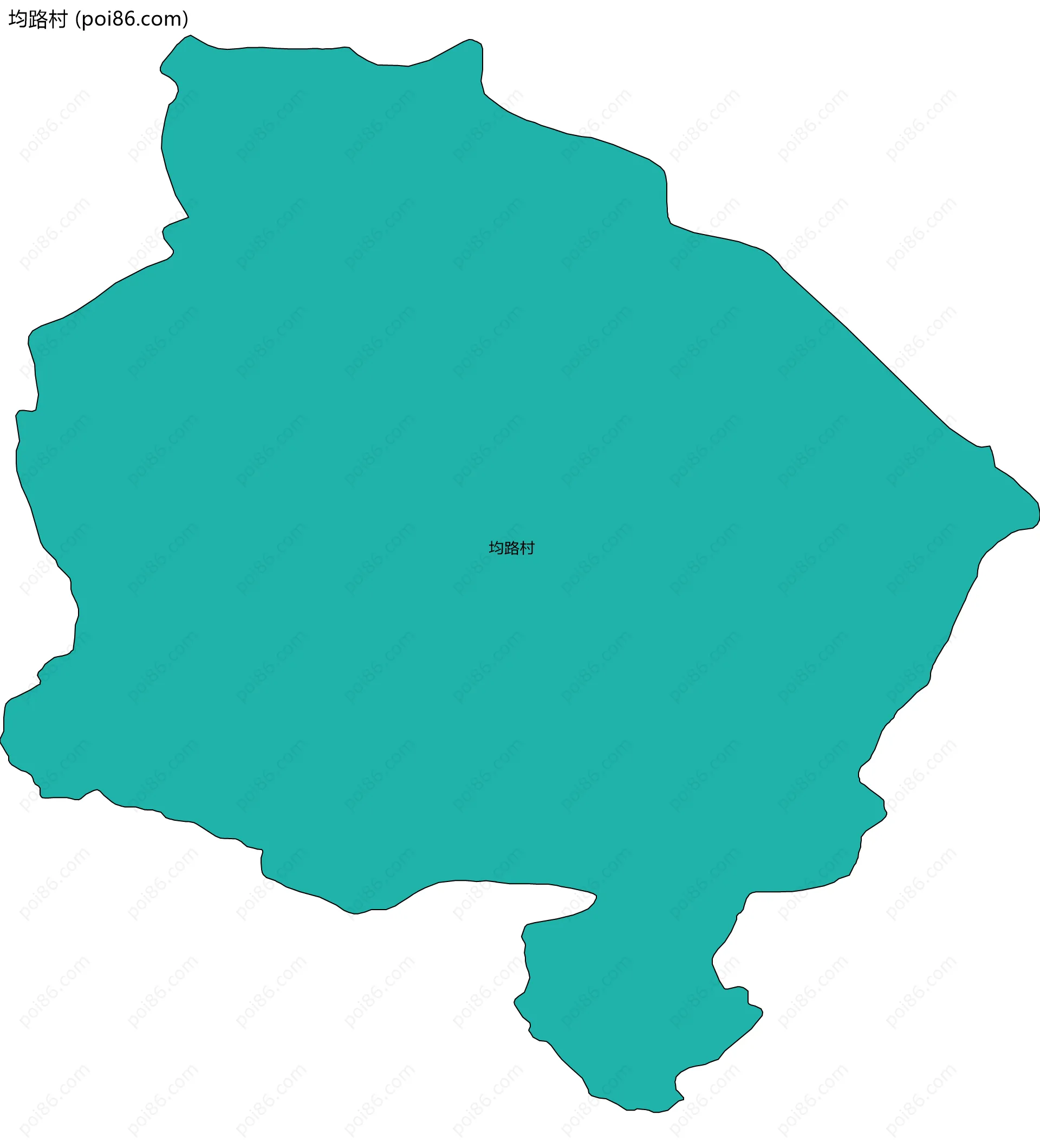 均路村边界地图
