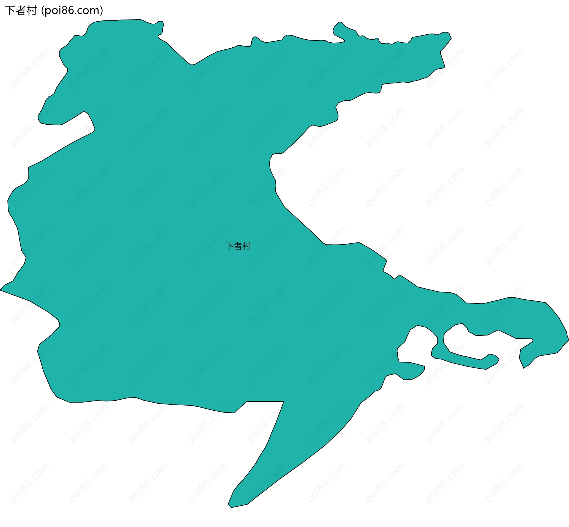 下者村边界地图