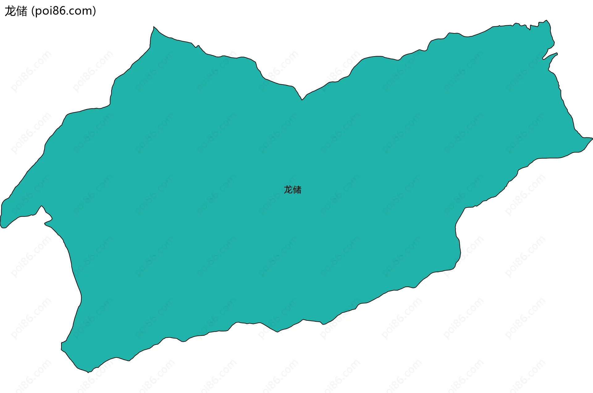 龙储边界地图
