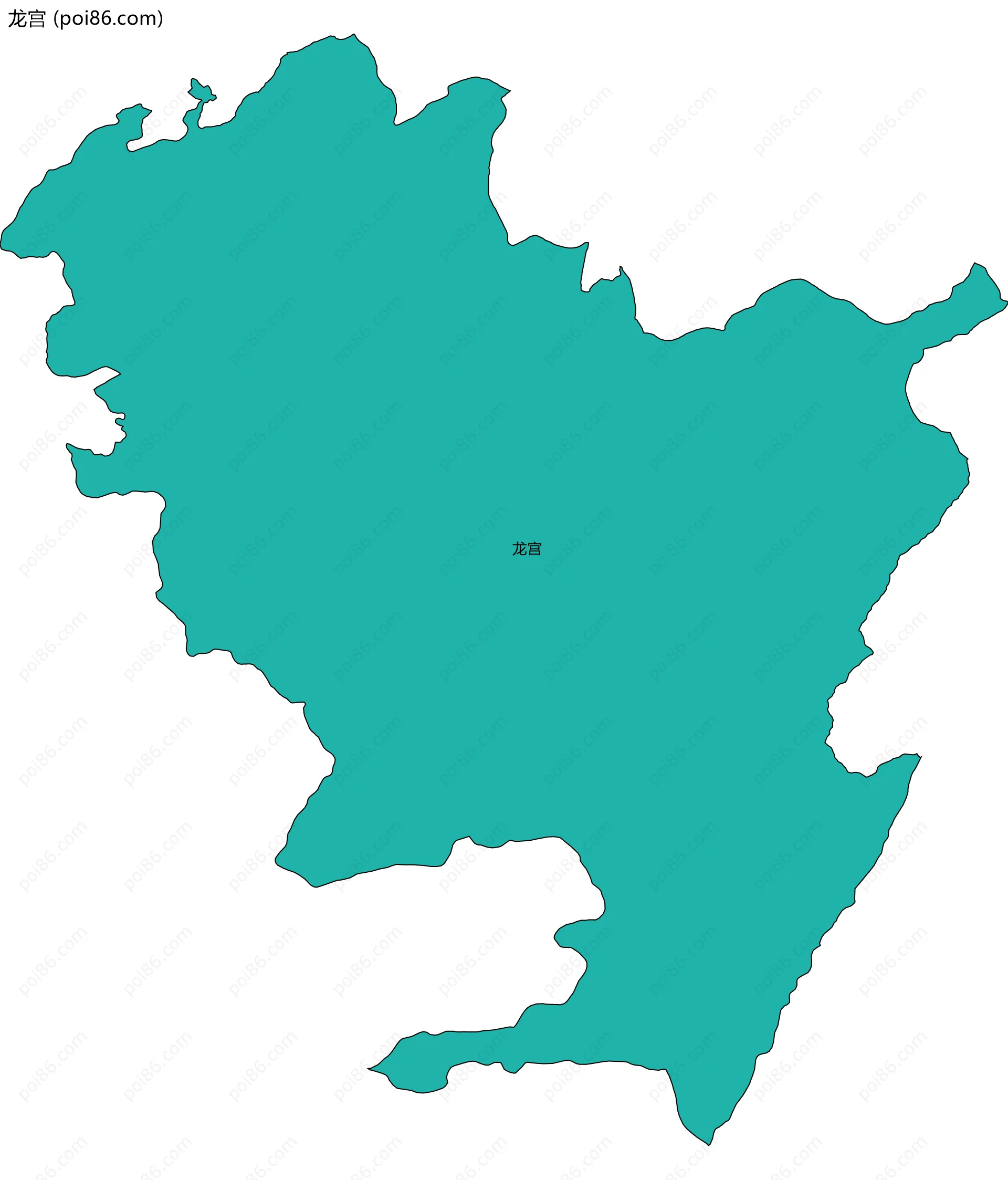 龙宫边界地图