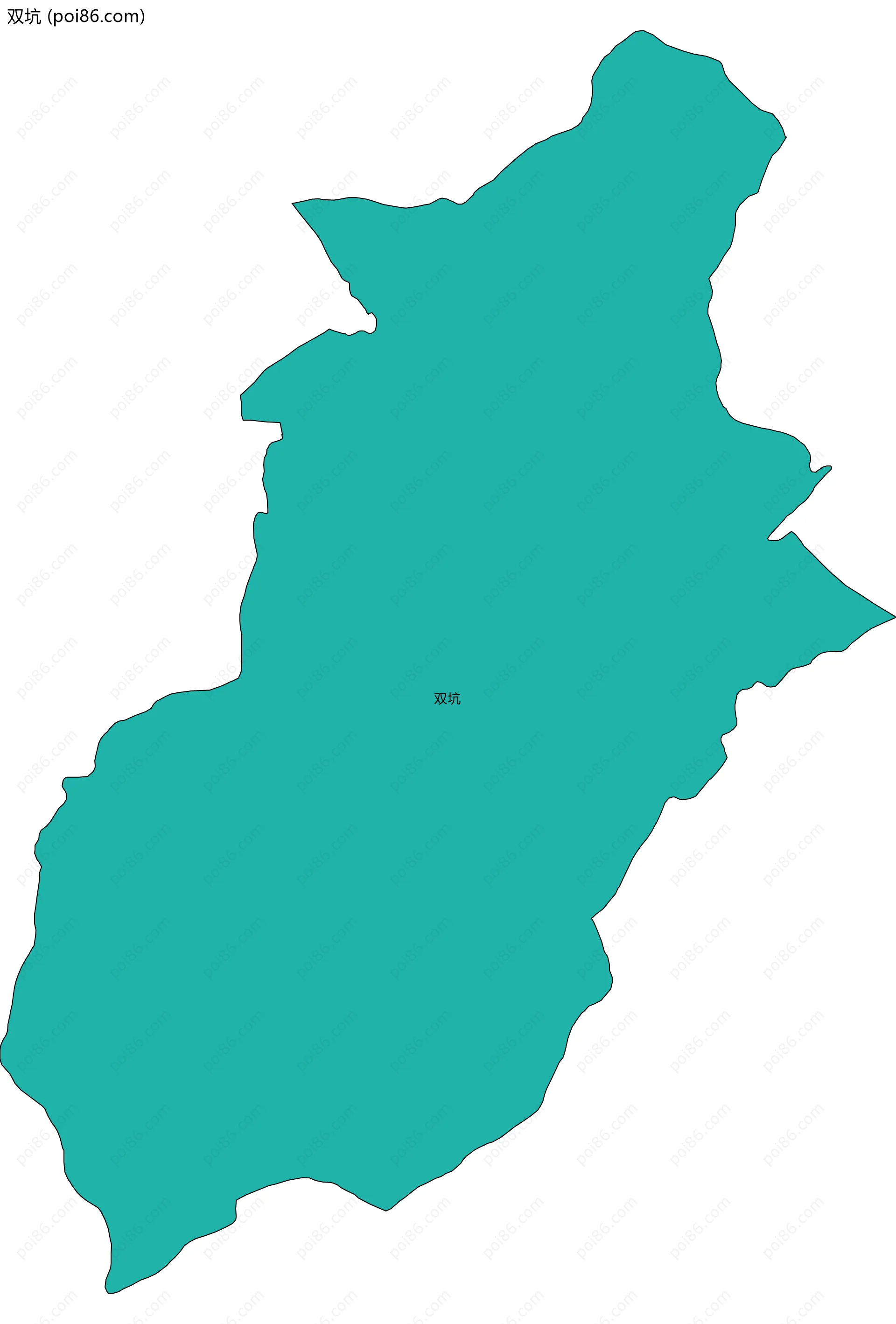 双坑边界地图