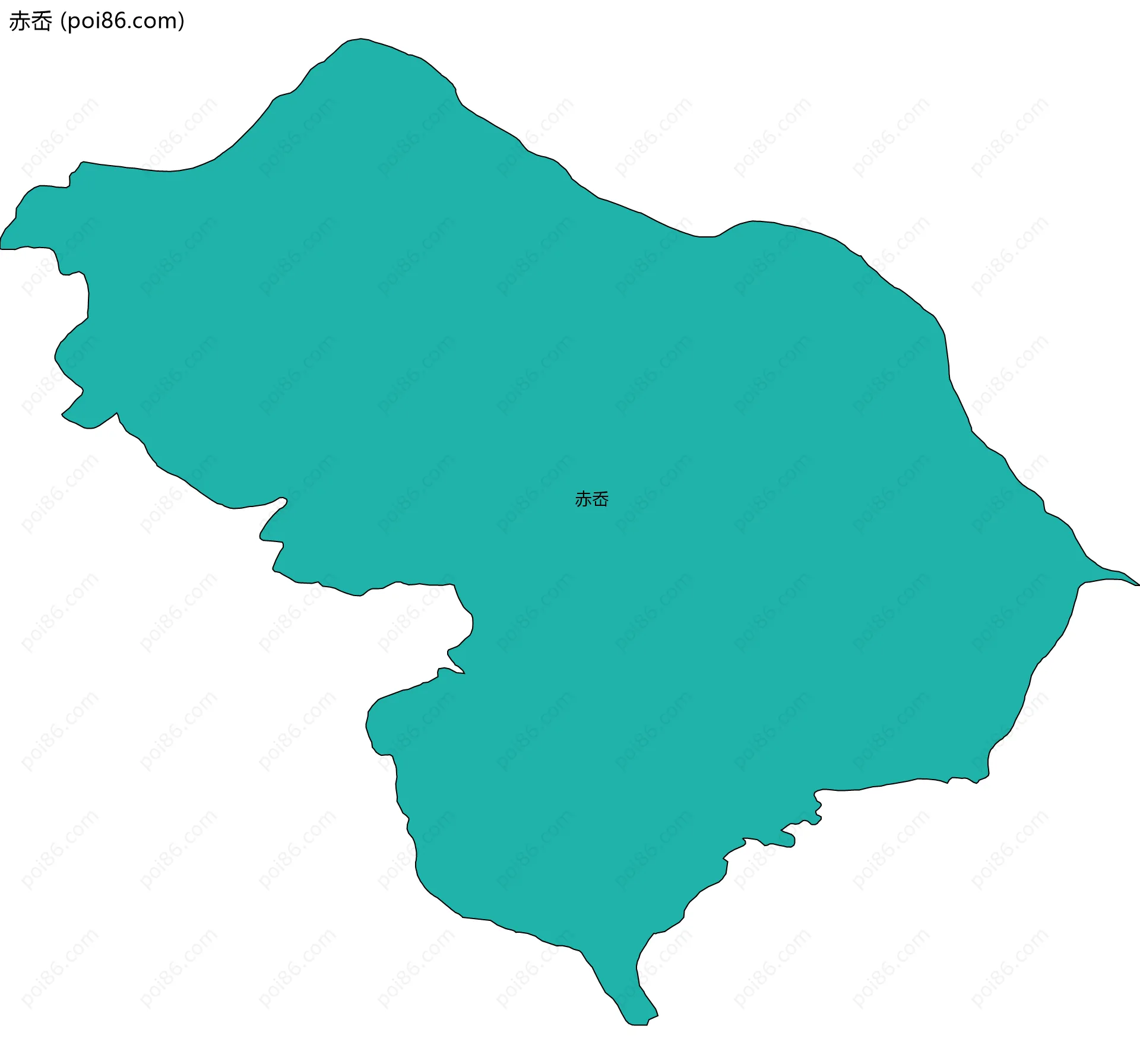 赤岙边界地图