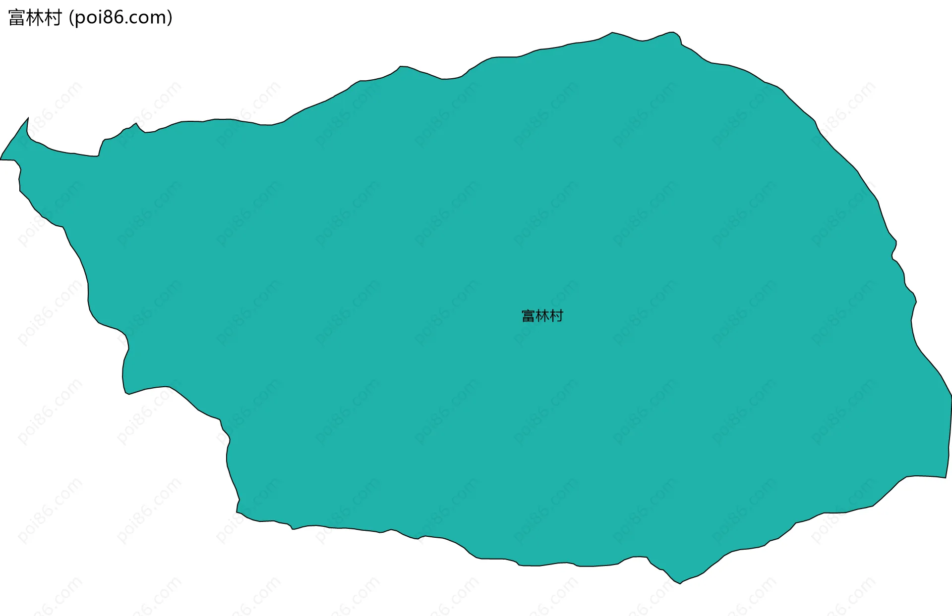 富林村边界地图