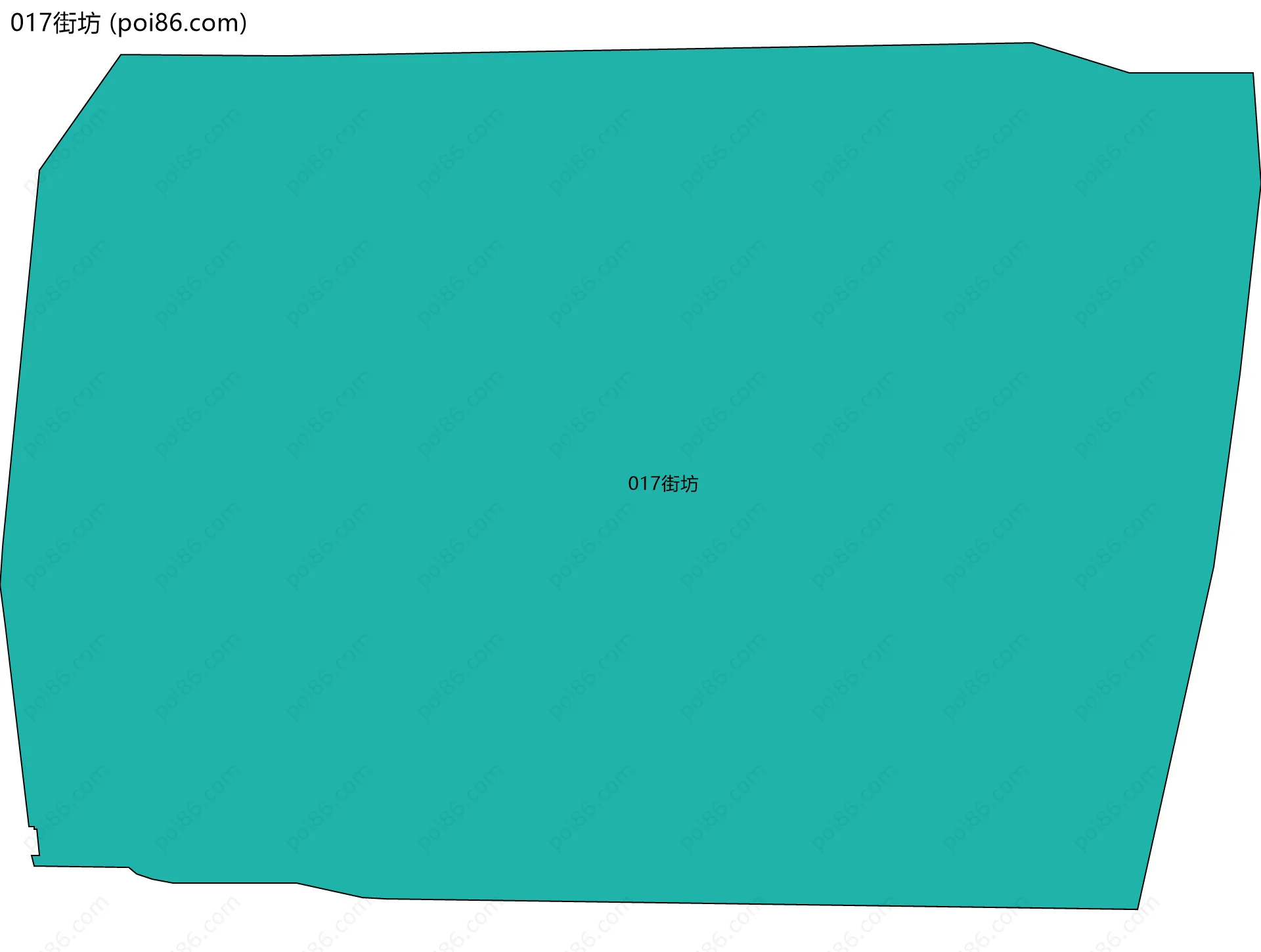 017街坊边界地图