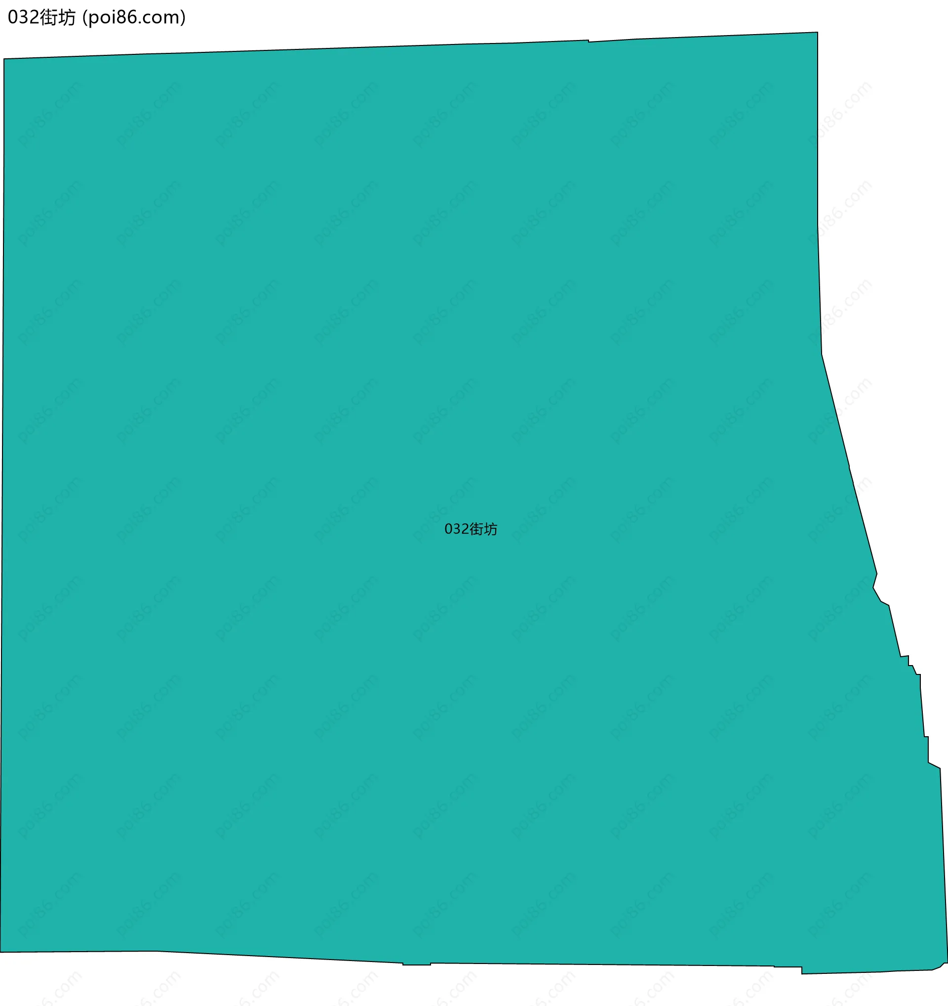 032街坊边界地图