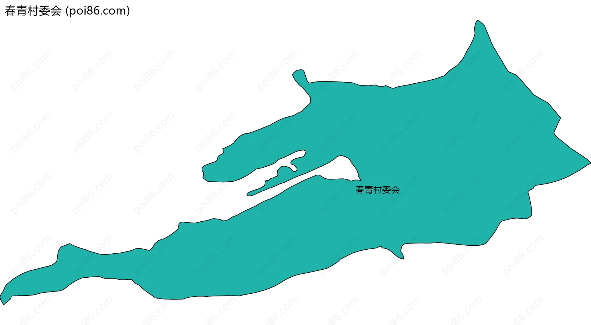 春青村委会边界地图