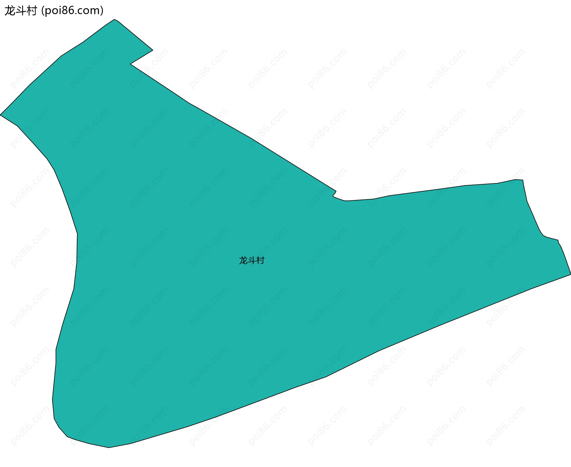 龙斗村边界地图