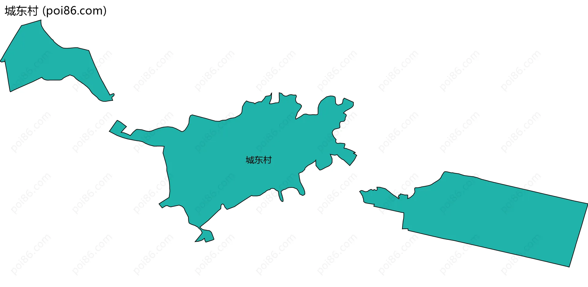 城东村边界地图