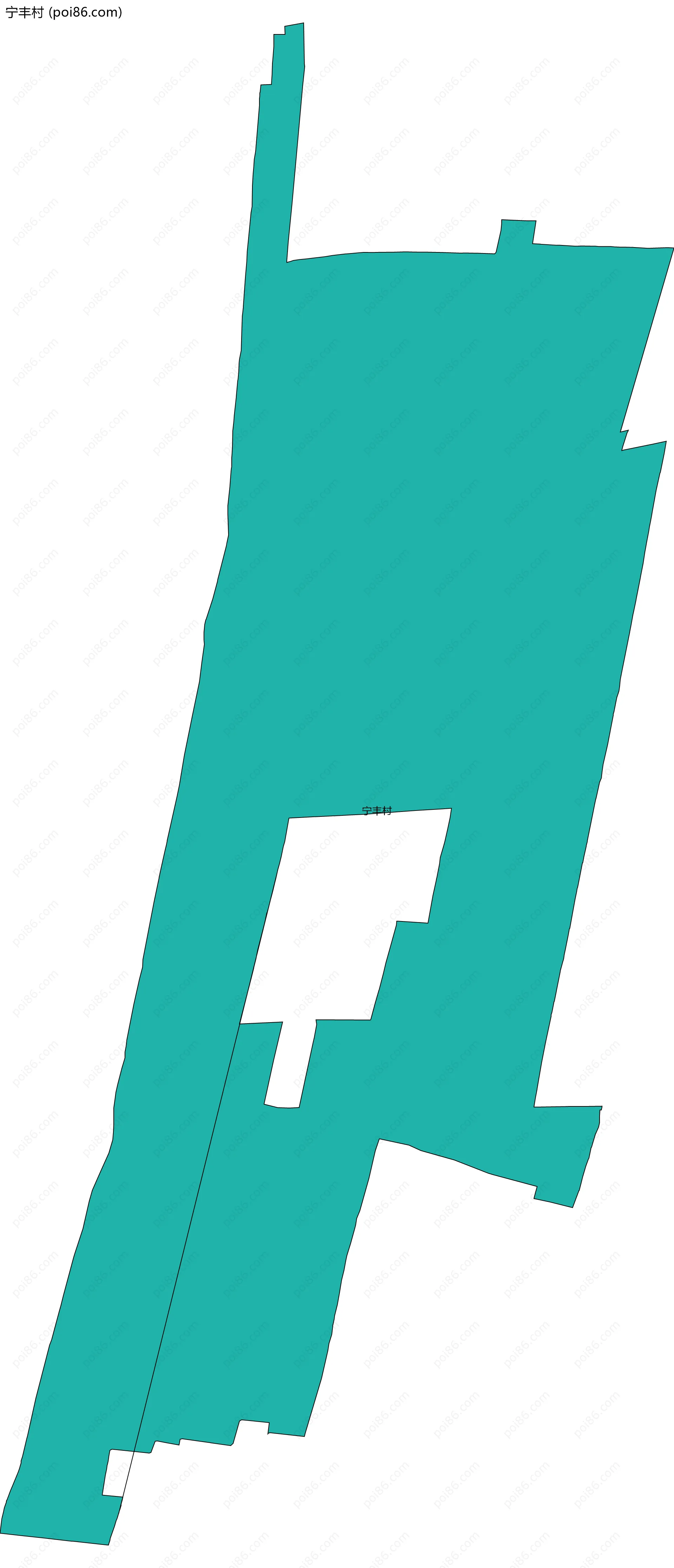 宁丰村边界地图