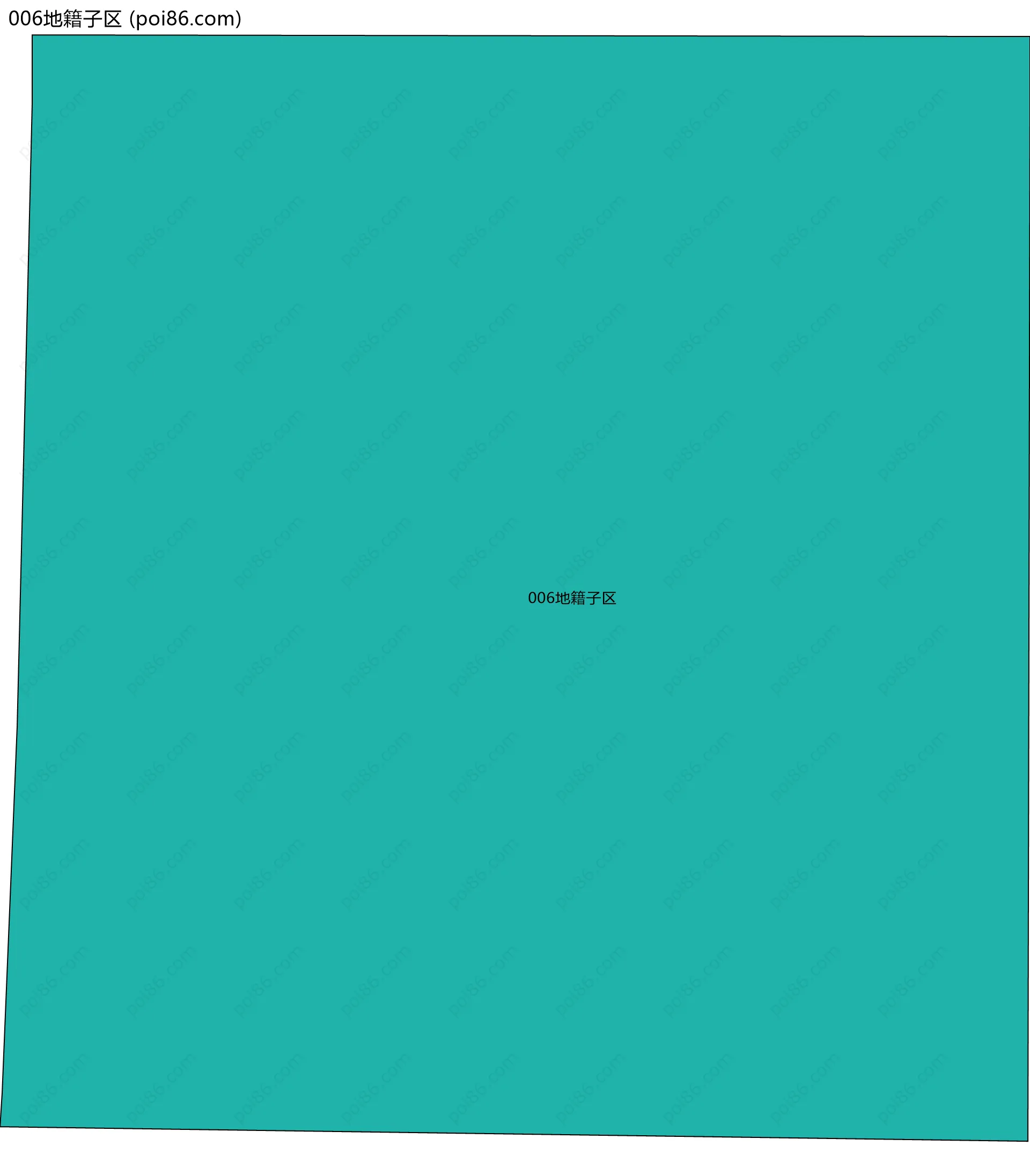 006地籍子区边界地图