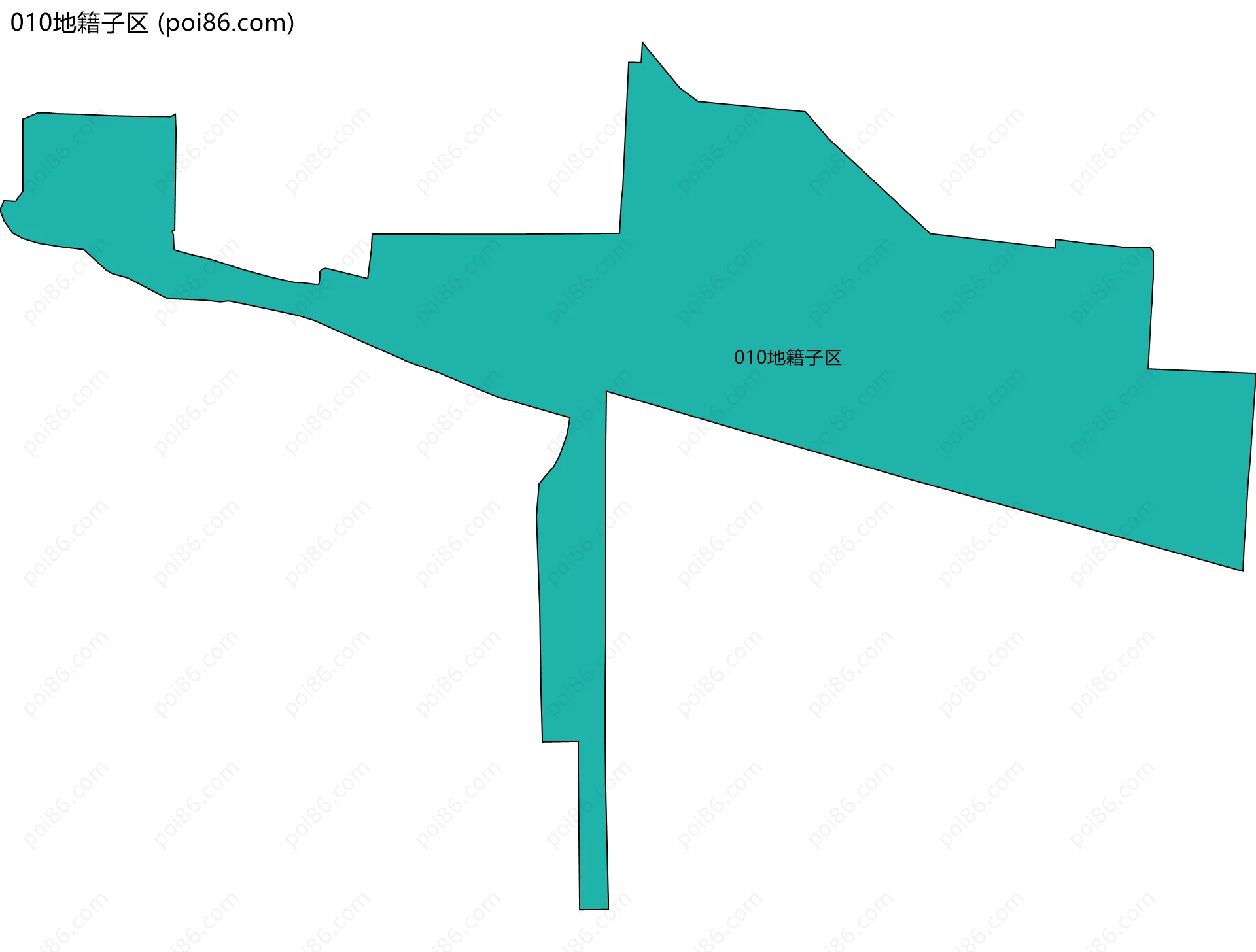010地籍子区边界地图