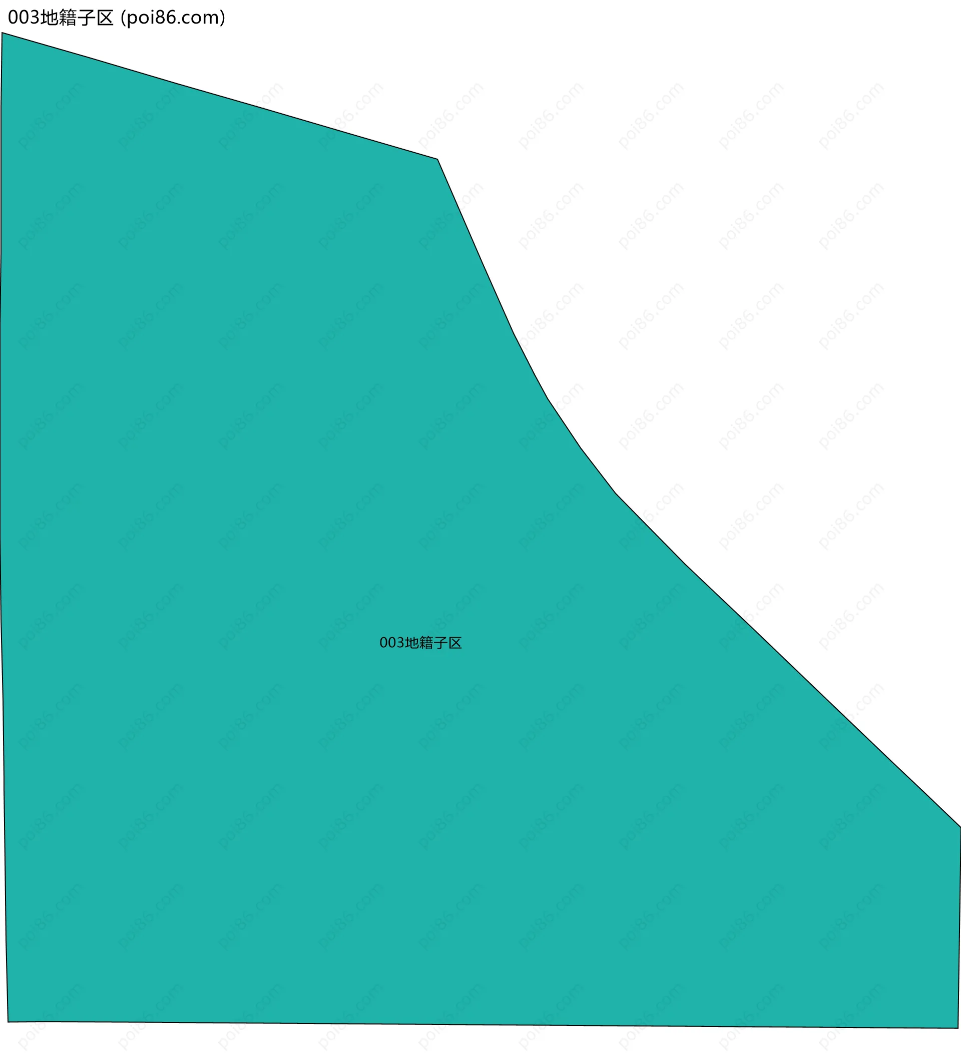 003地籍子区边界地图