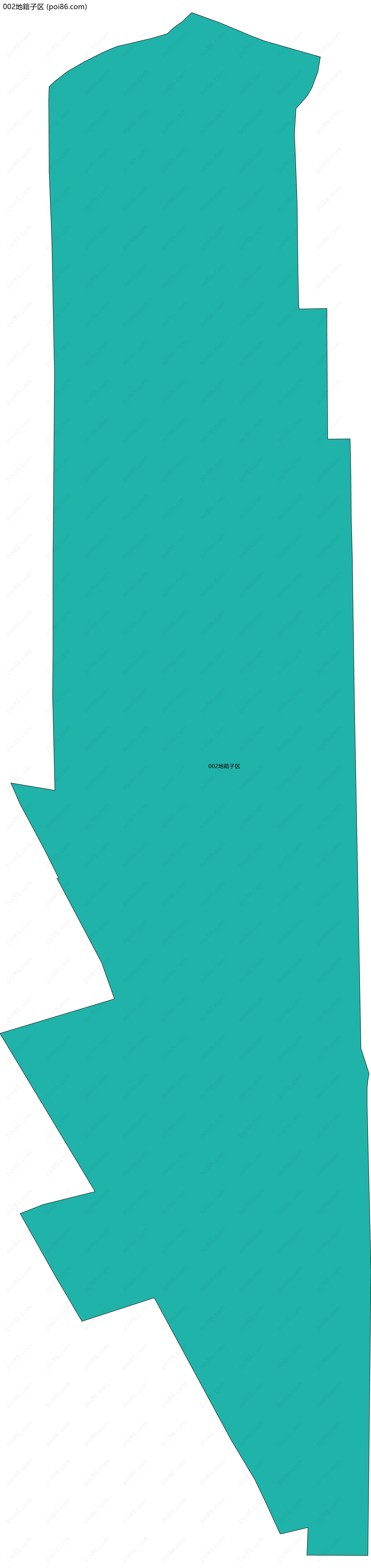 002地籍子区边界地图