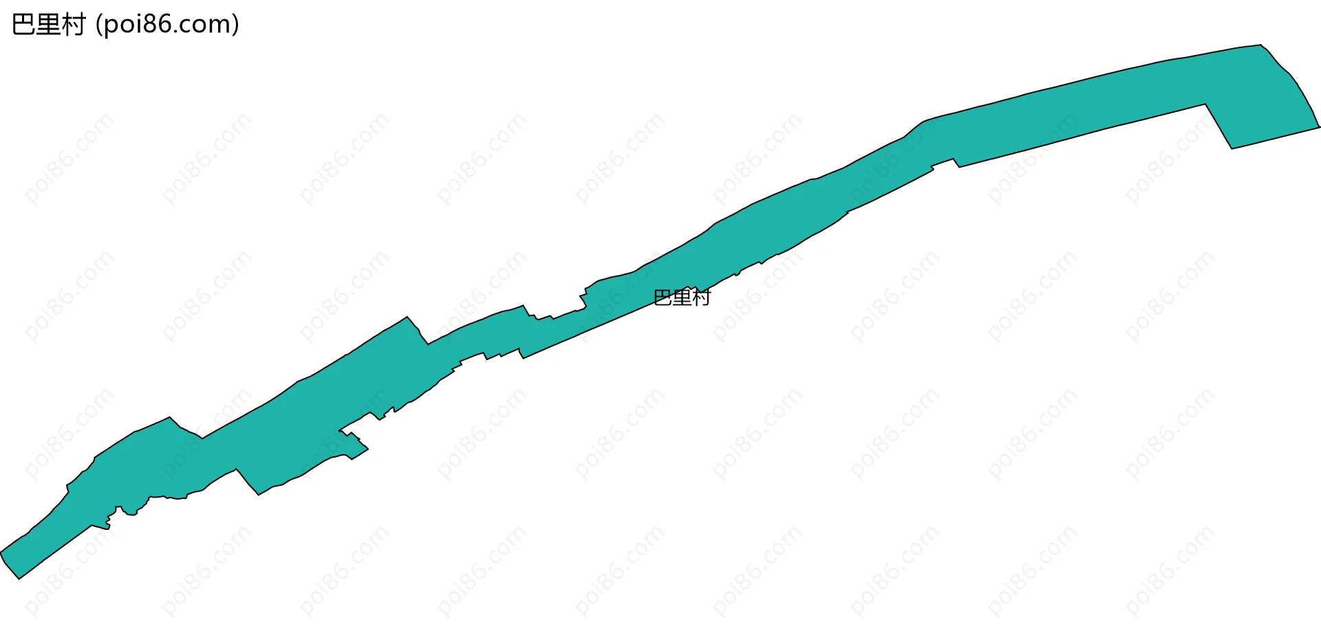 巴里村边界地图