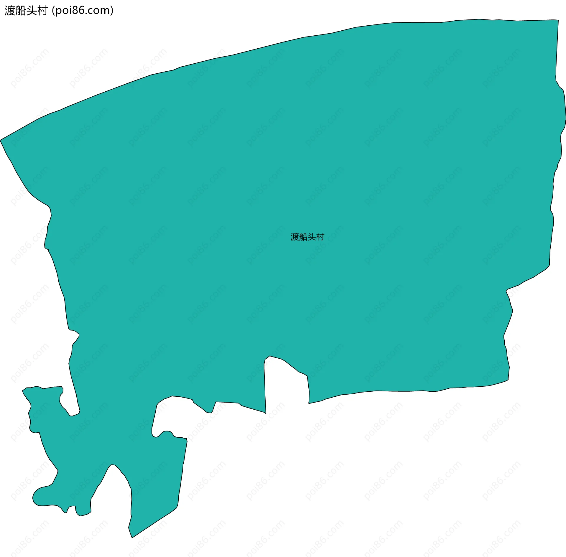 渡船头村边界地图