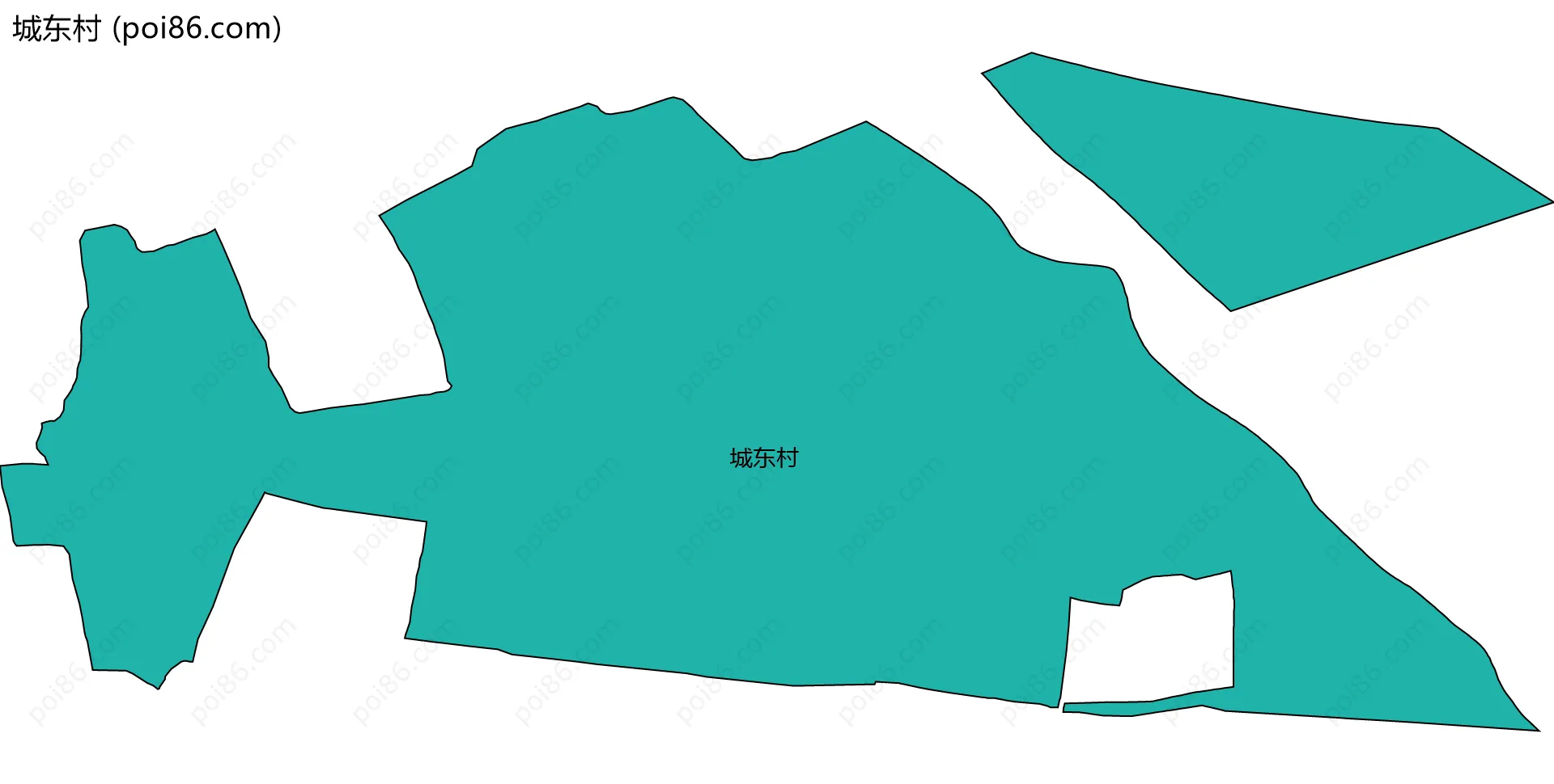 城东村边界地图