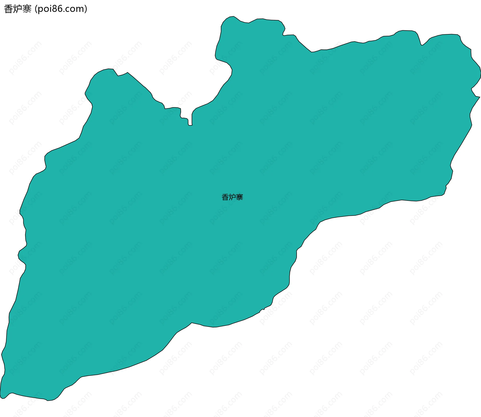 香炉寨边界地图