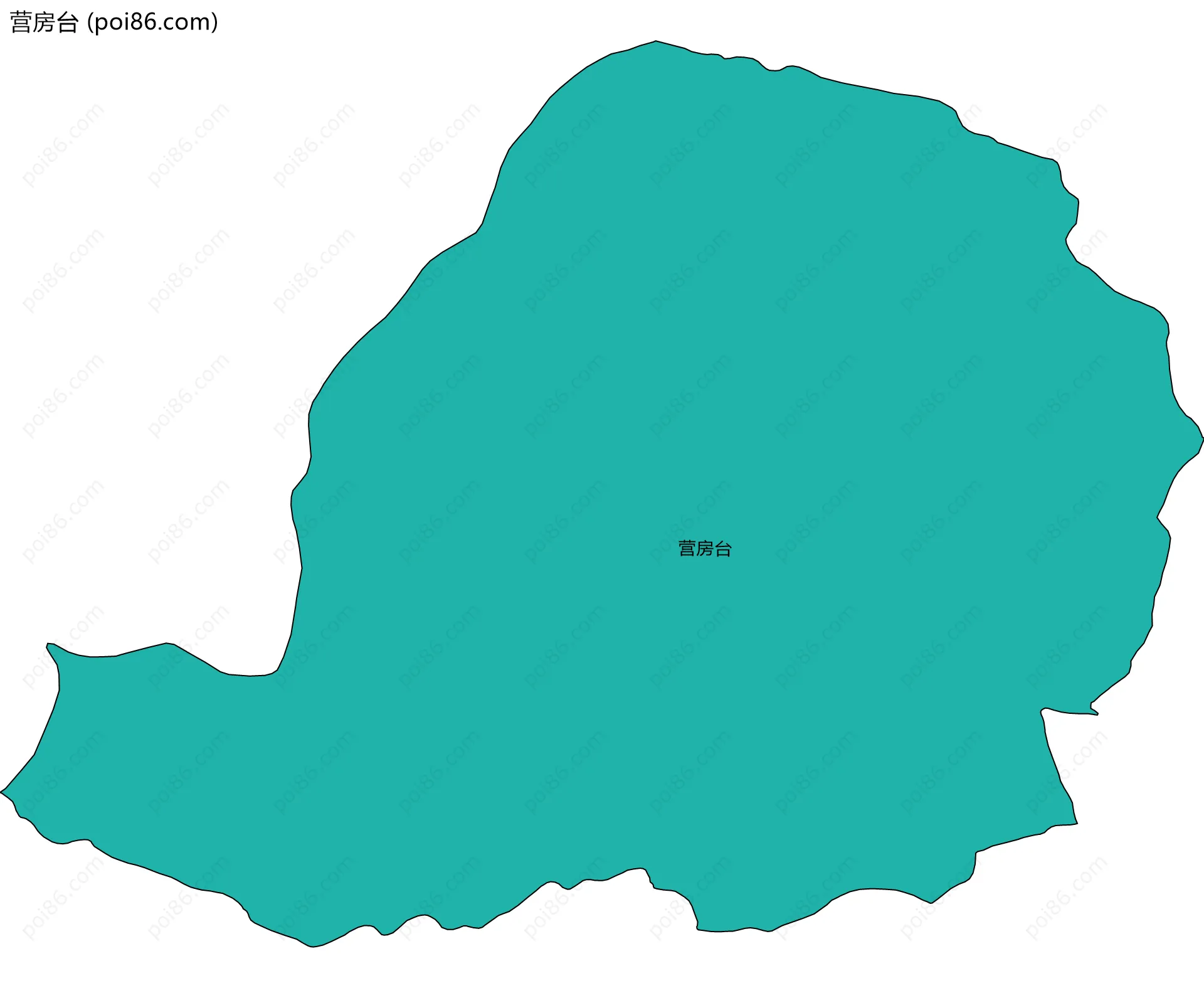 营房台边界地图