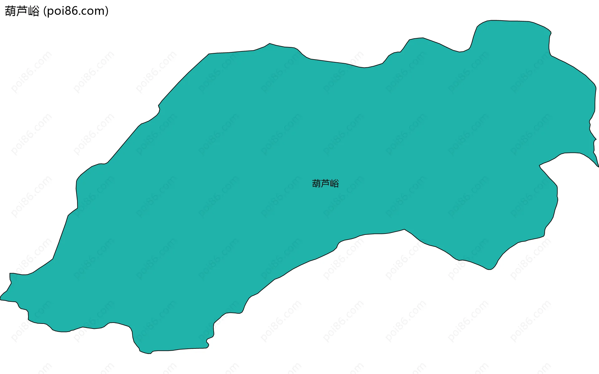 葫芦峪边界地图