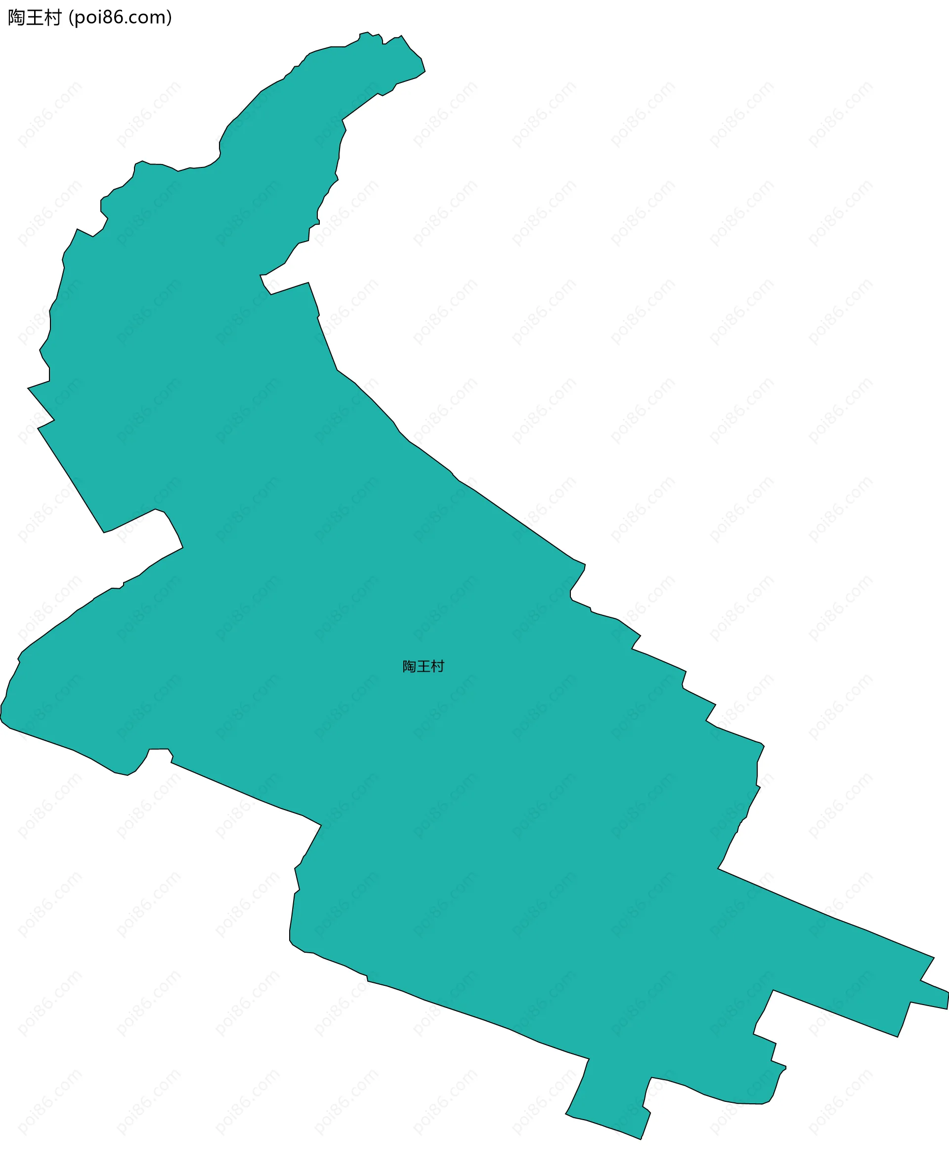 陶王村边界地图