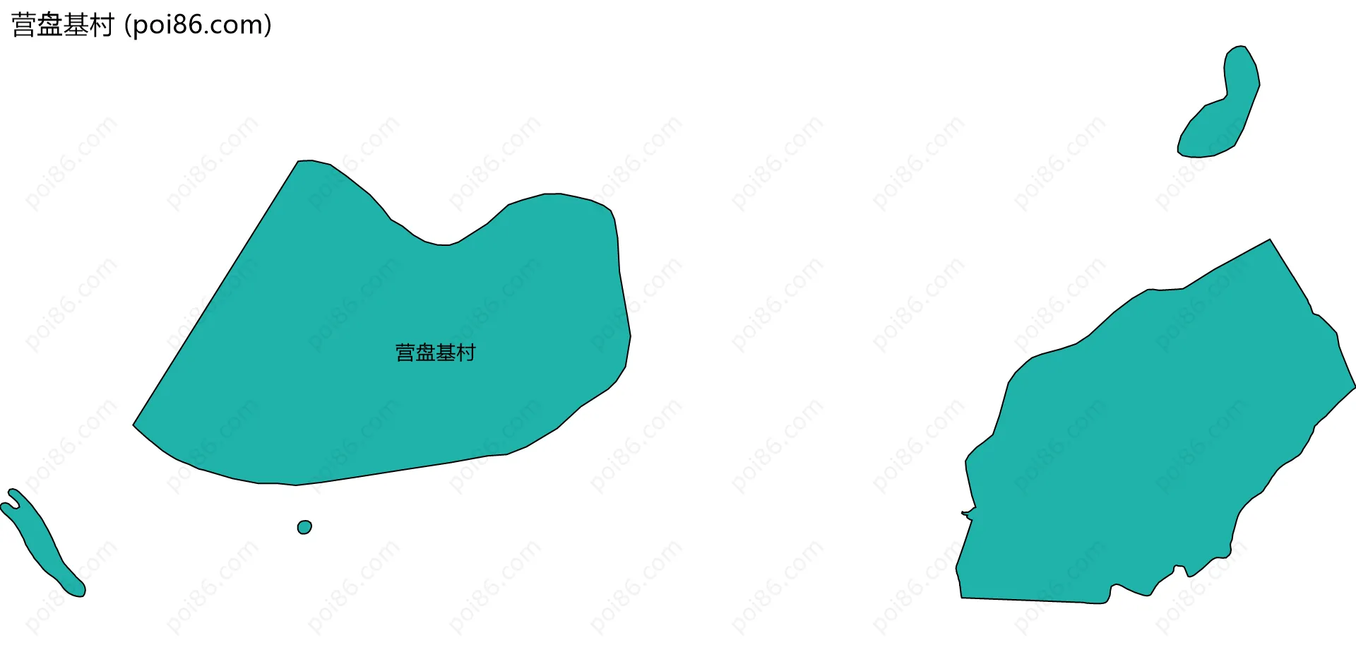 营盘基村边界地图