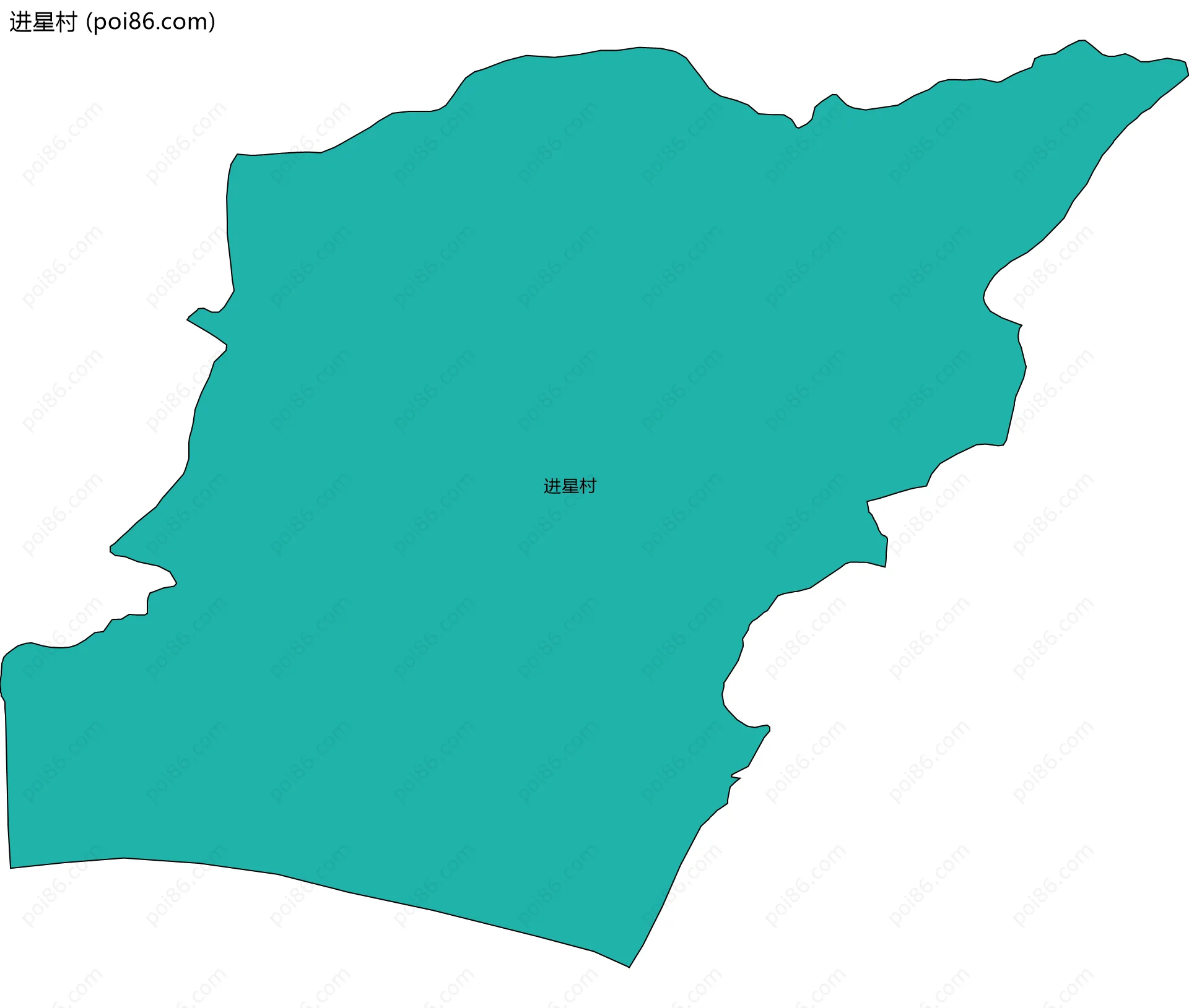 进星村边界地图