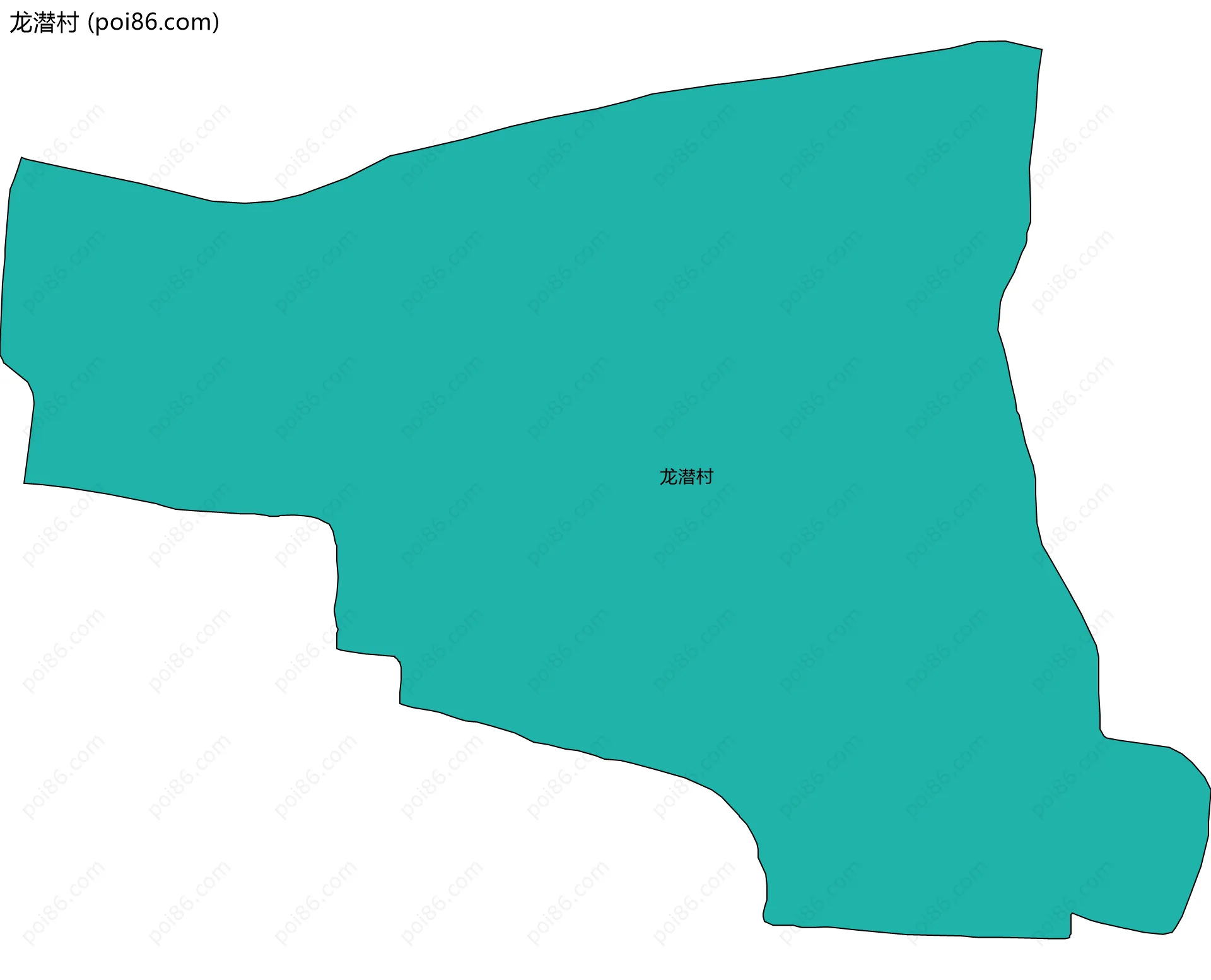 龙潜村边界地图
