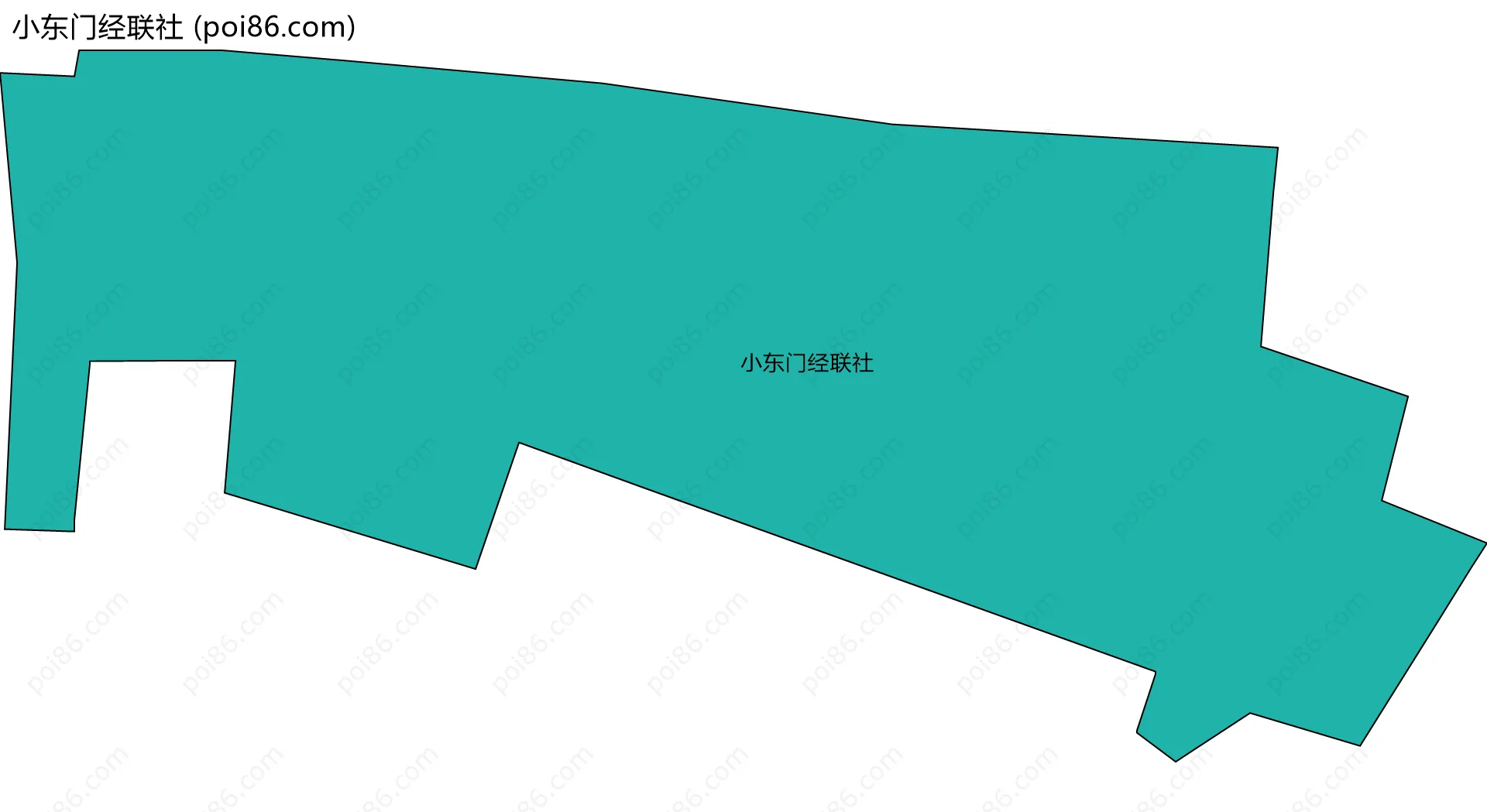 小东门经联社边界地图