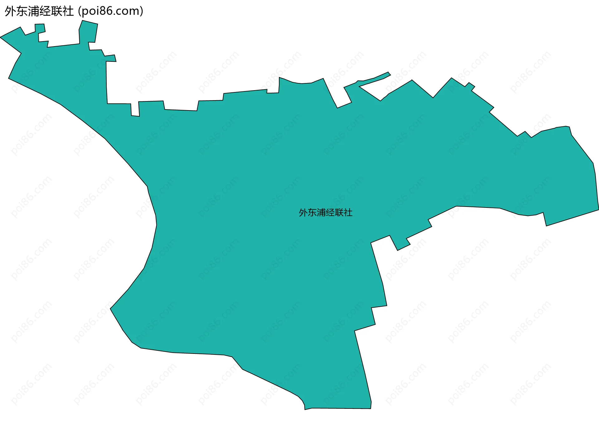 外东浦经联社边界地图