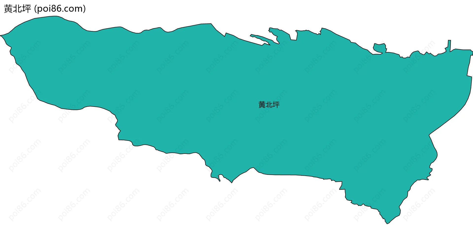 黄北坪边界地图