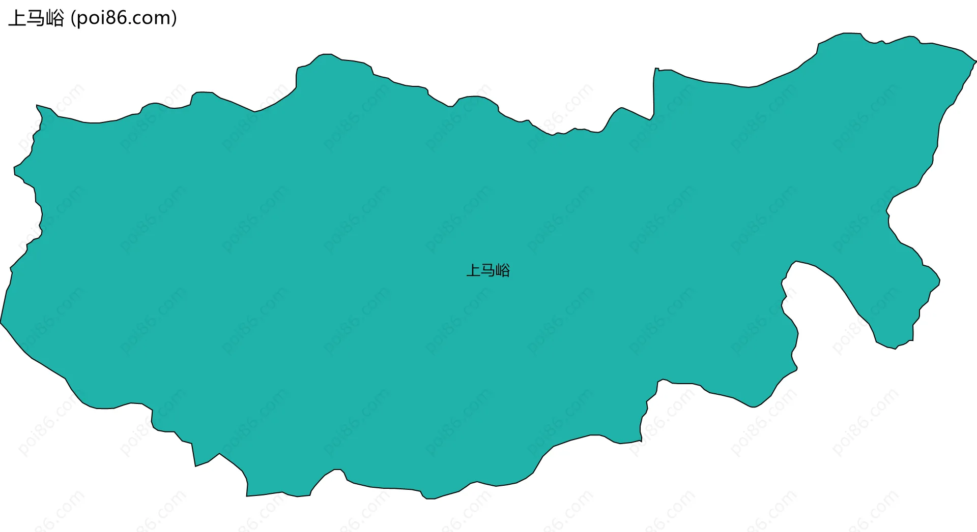 上马峪边界地图