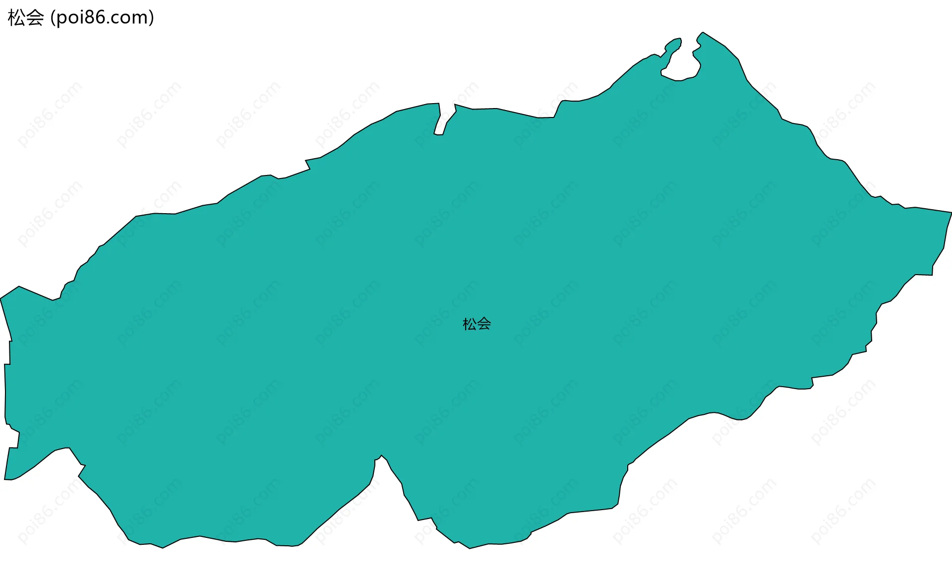 松会边界地图