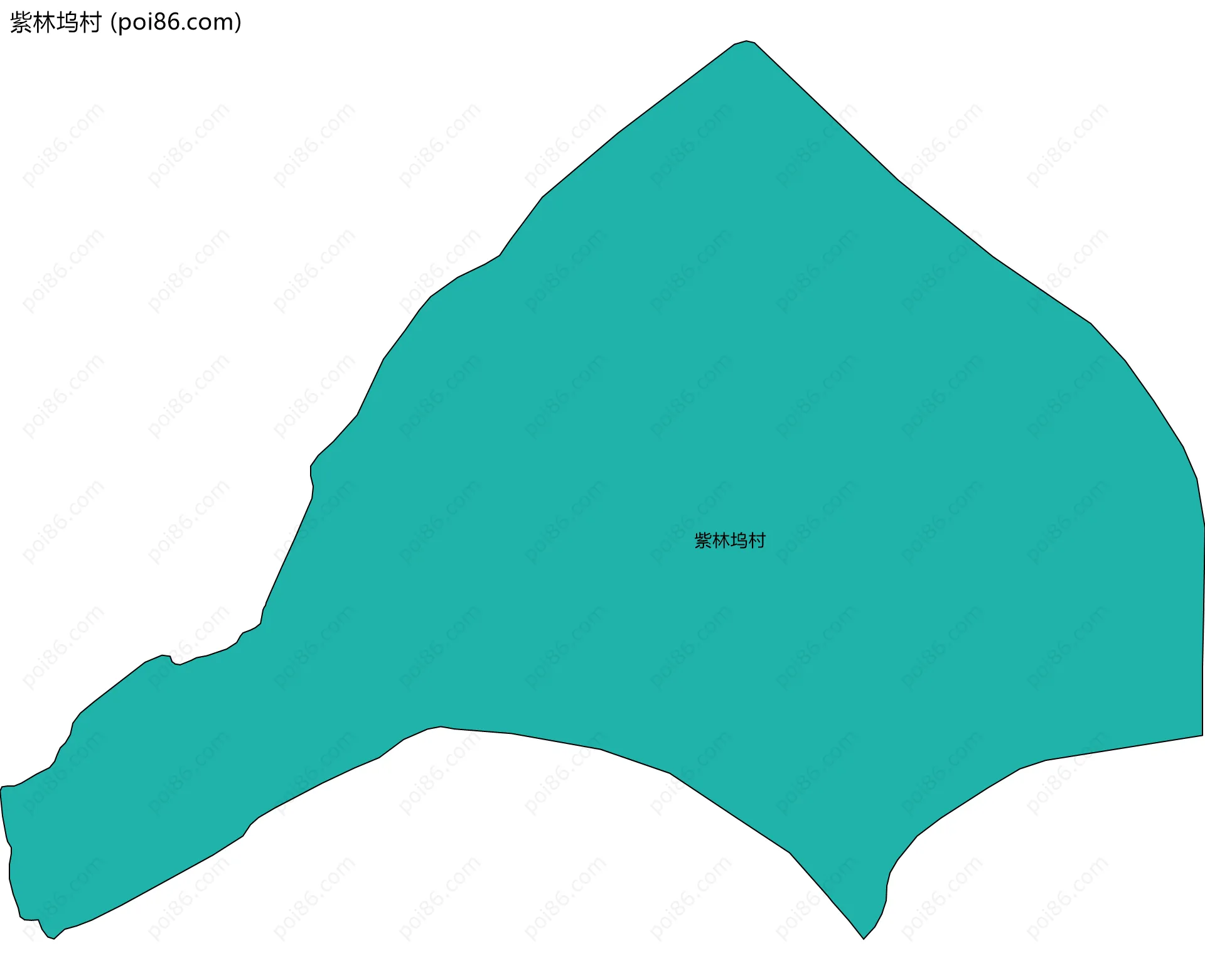 紫林坞村边界地图