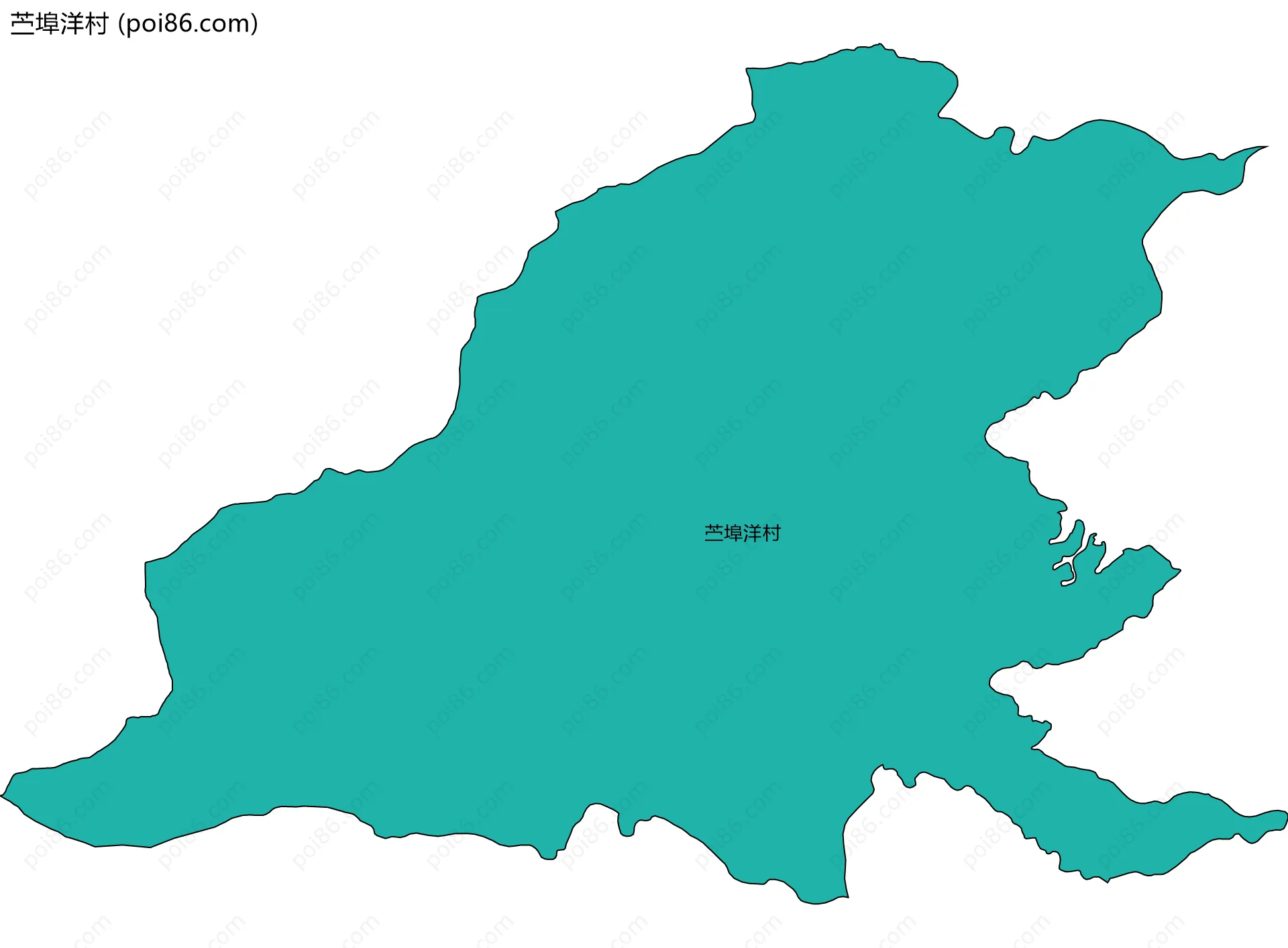 苎埠洋村边界地图