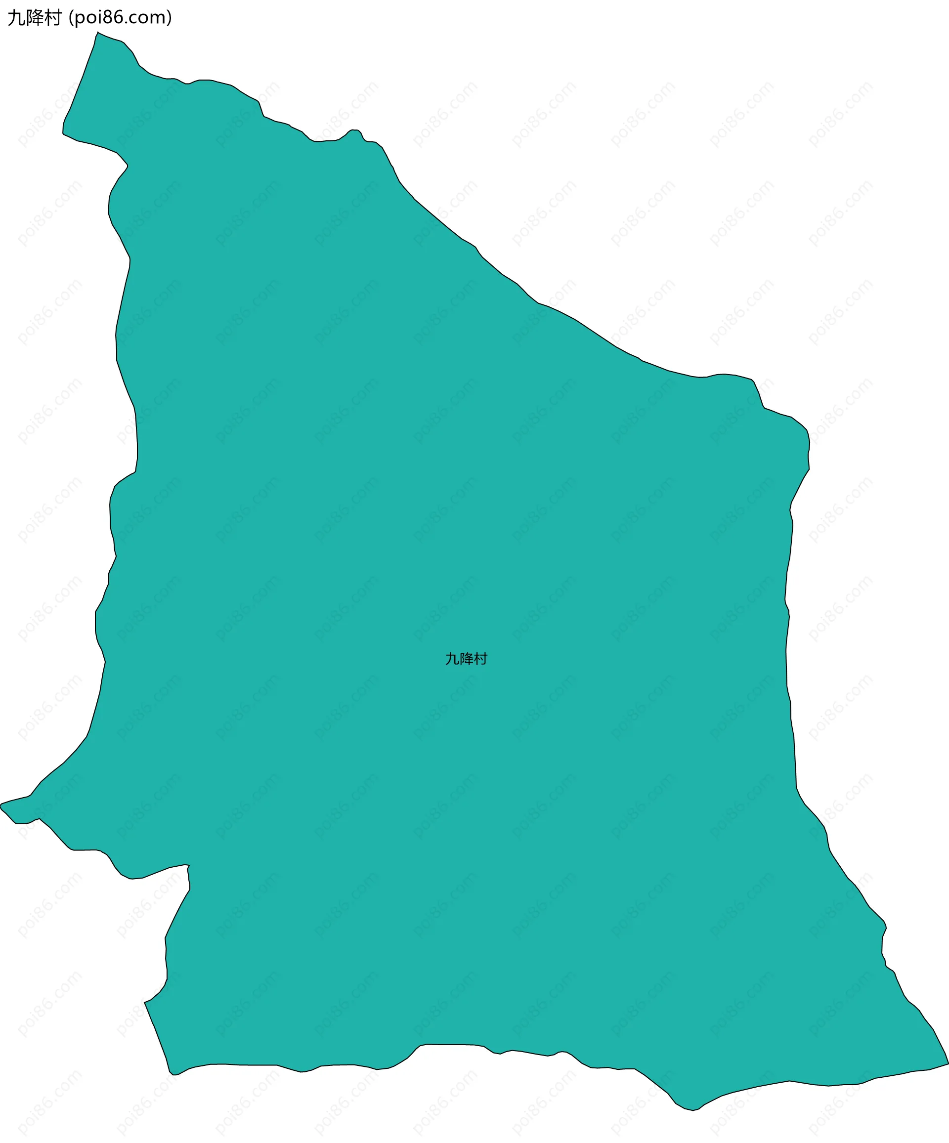 九降村边界地图