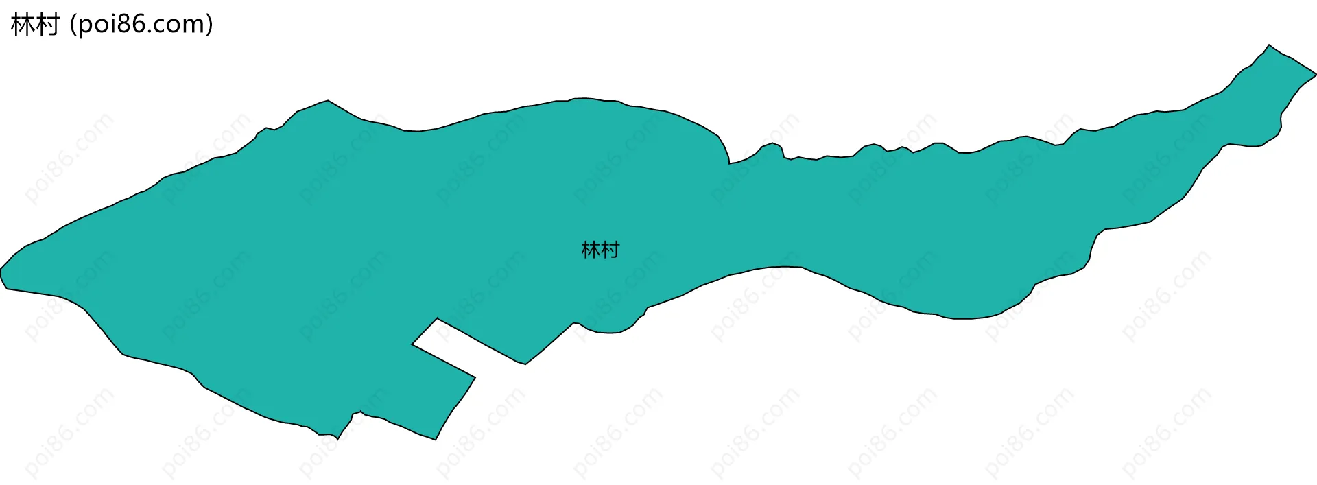 林村边界地图