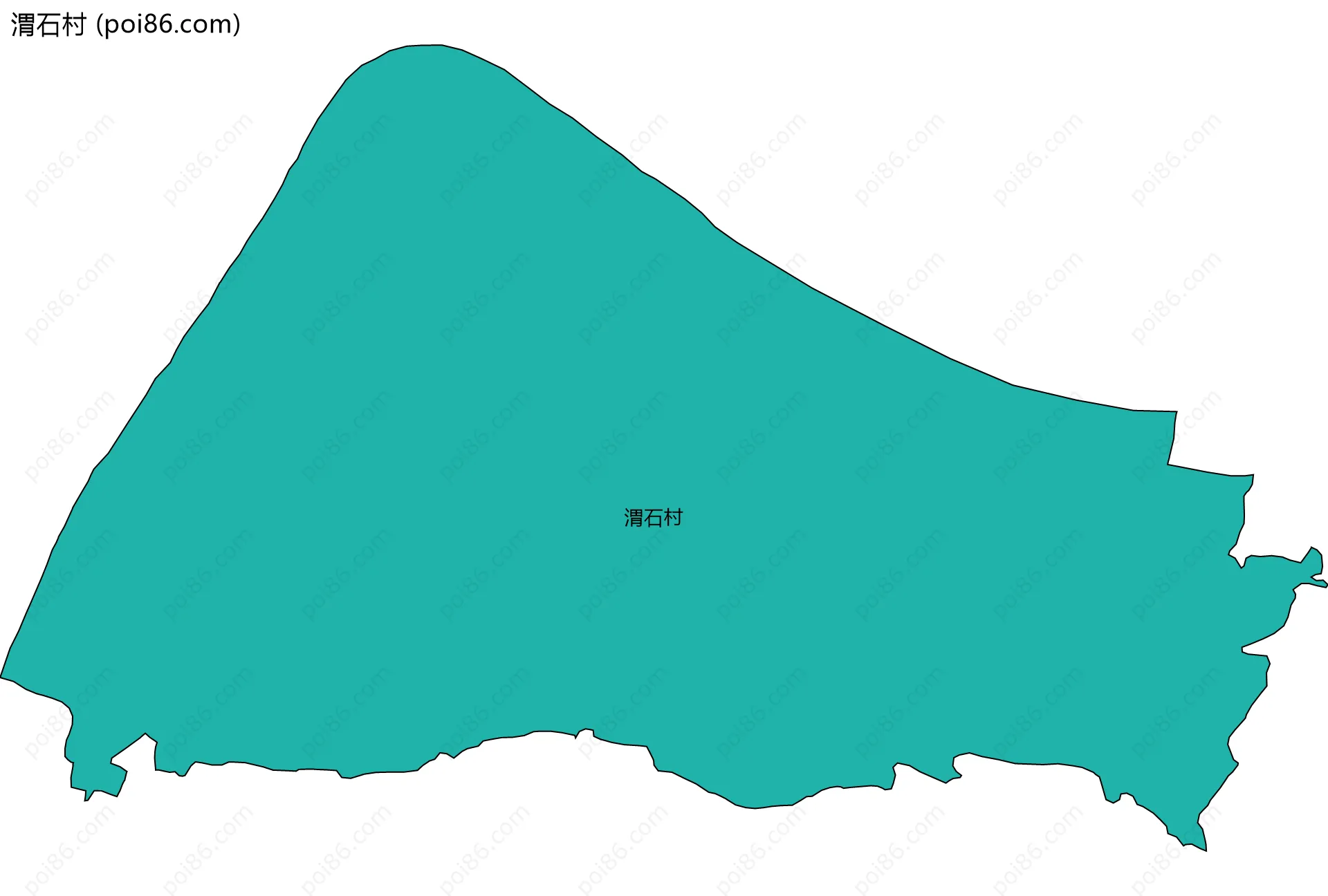 渭石村边界地图