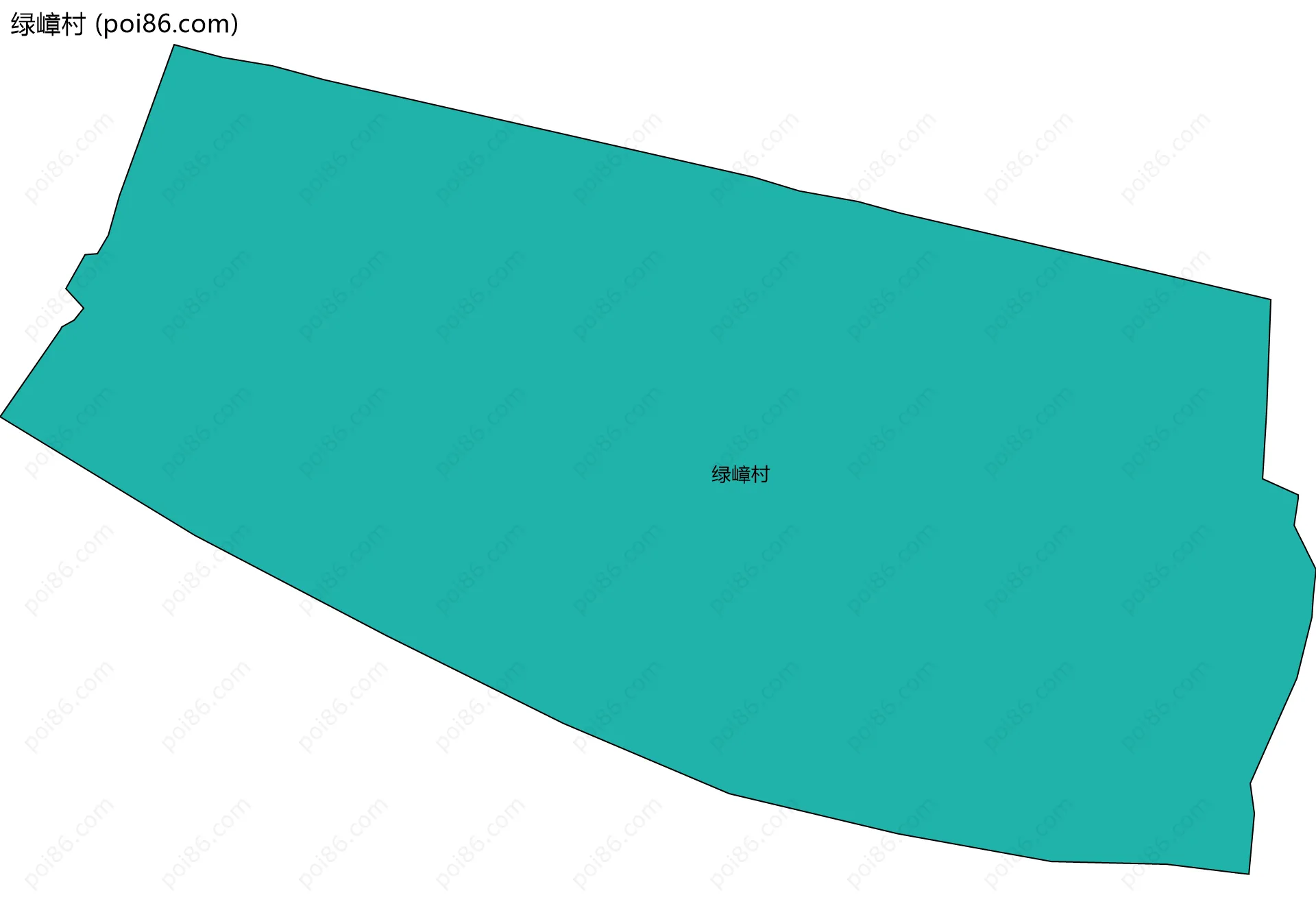 绿嶂村边界地图