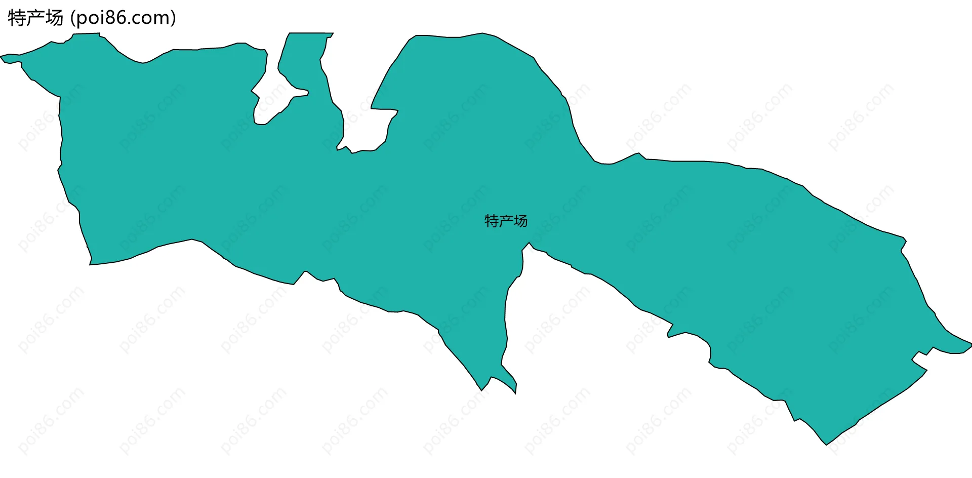 特产场边界地图