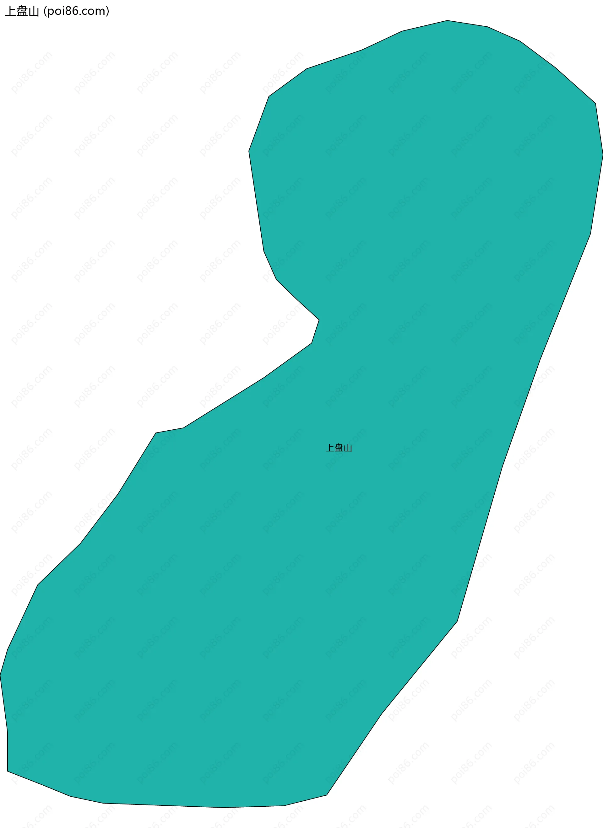 上盘山边界地图