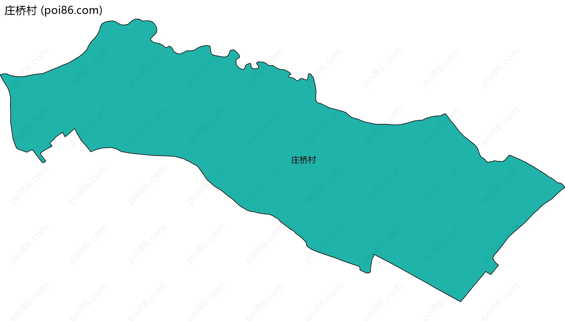 庄桥村边界地图